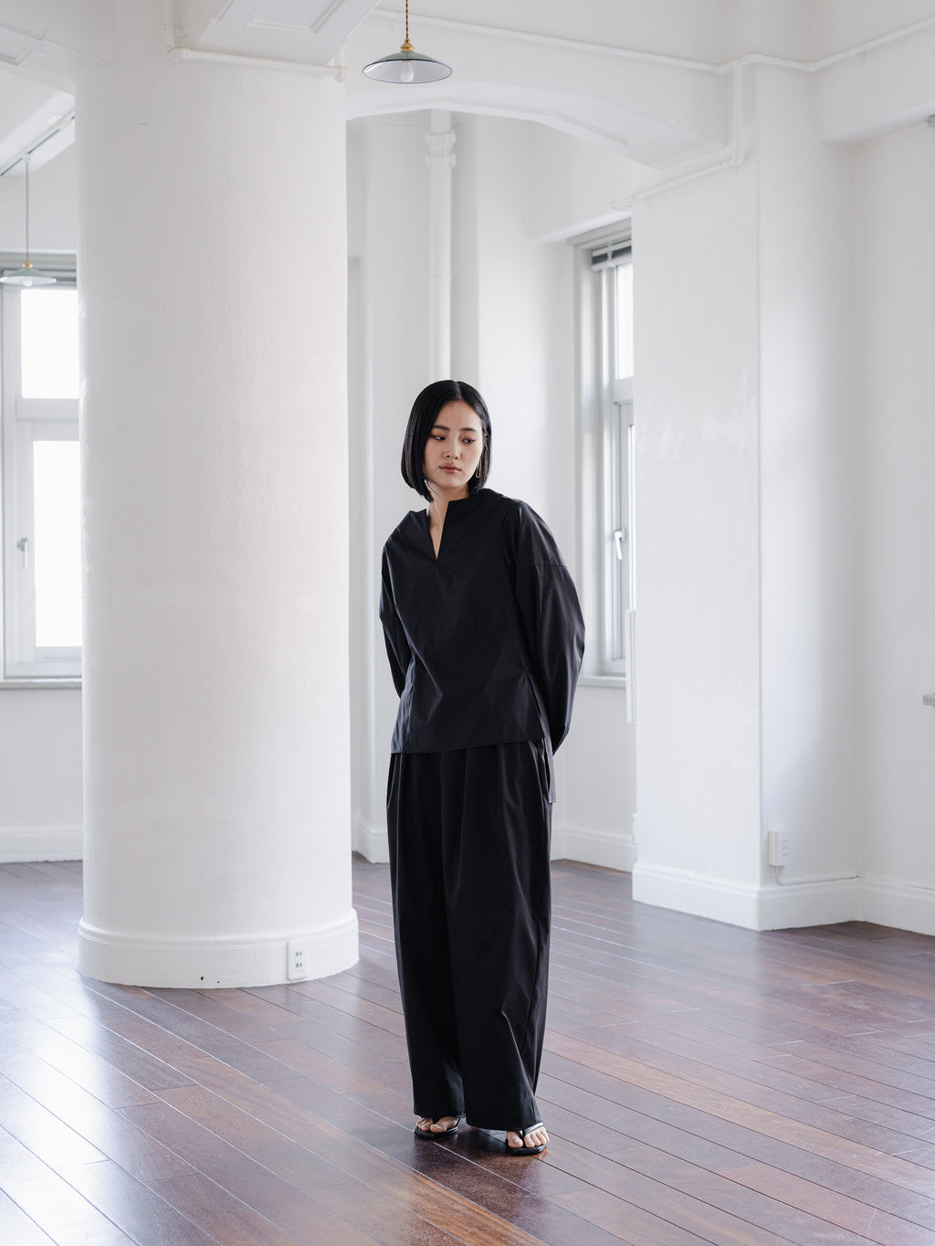 【PRE ORDER】RAIN CHINO PANTS/Black