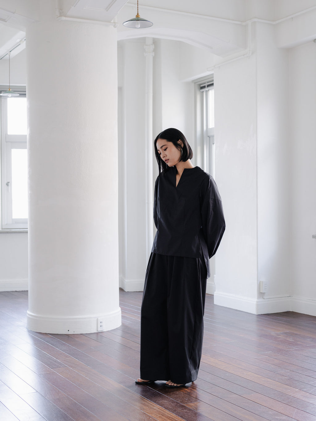 【PRE ORDER】SKIPPER BLOUSE/Black