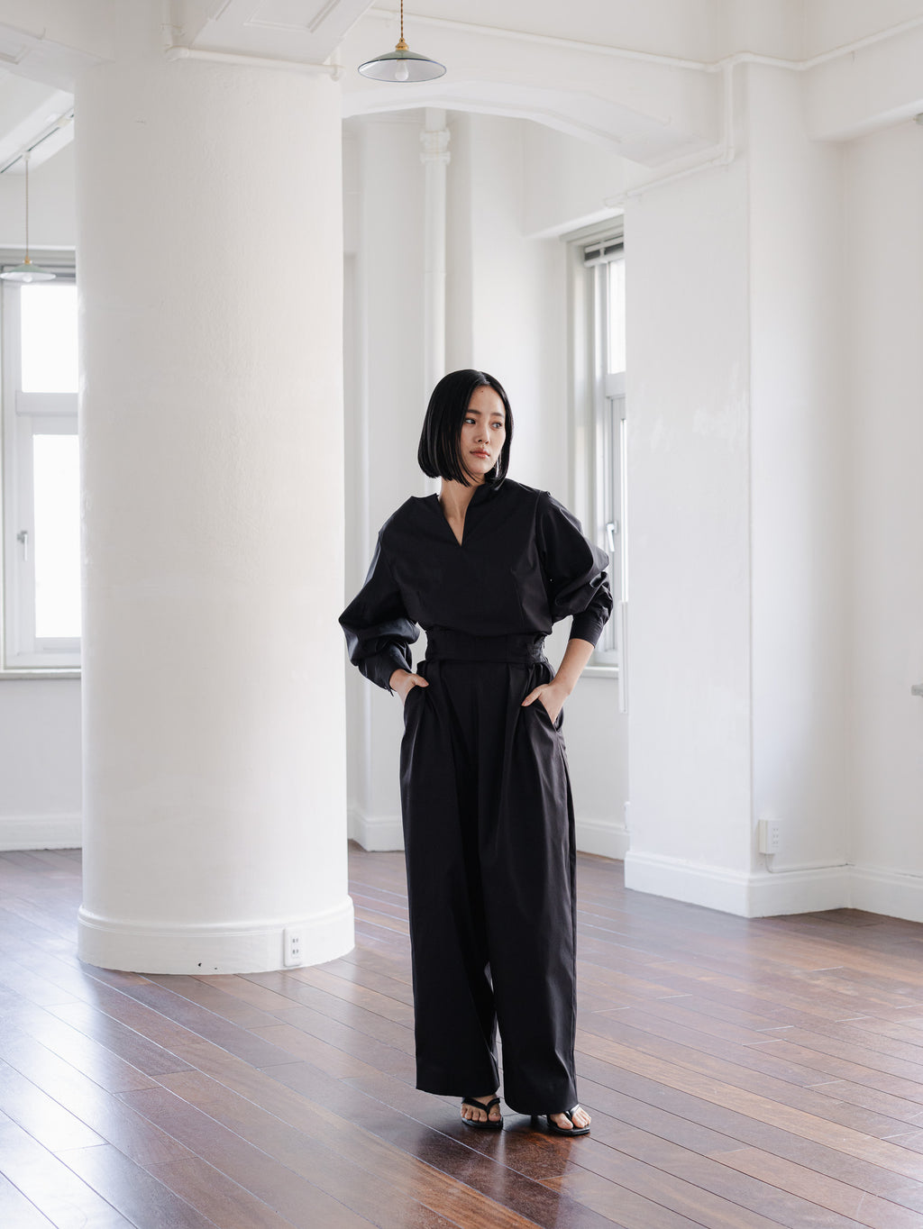 【PRE ORDER】SKIPPER BLOUSE/Black