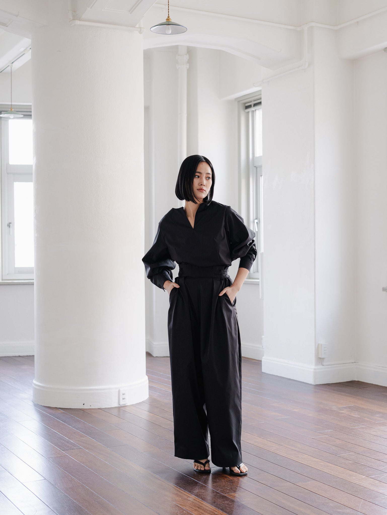 【PRE ORDER】SKIPPER BLOUSE/Black