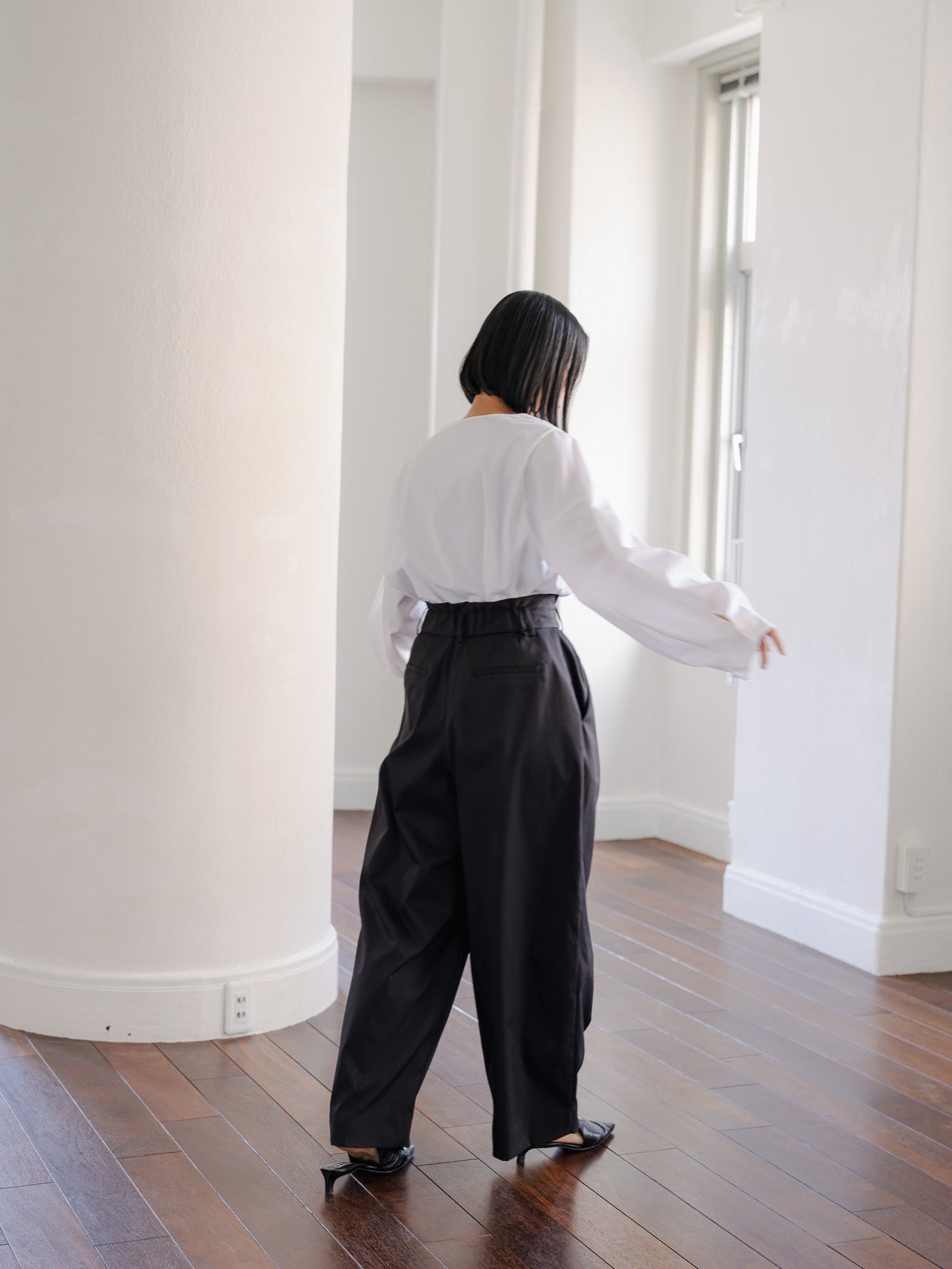 RAIN CHINO PANTS/Black – FREY.online
