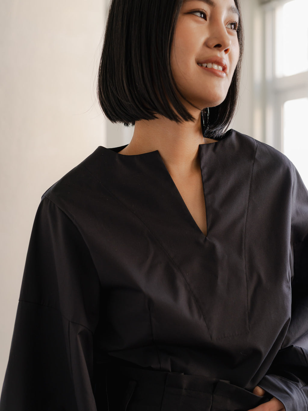 【PRE ORDER】SKIPPER BLOUSE/Black