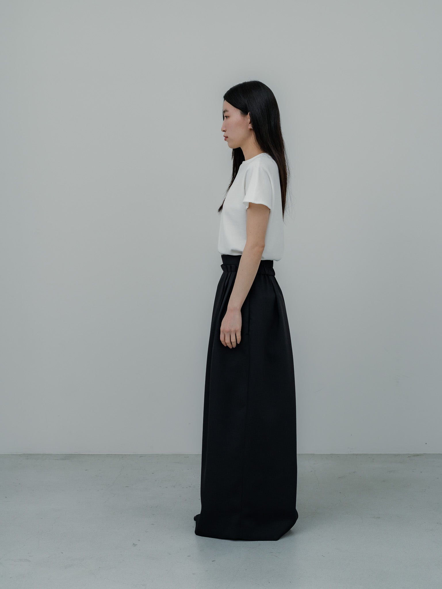 【PRE ORDER】EASY DRAPE SKIRT/Black