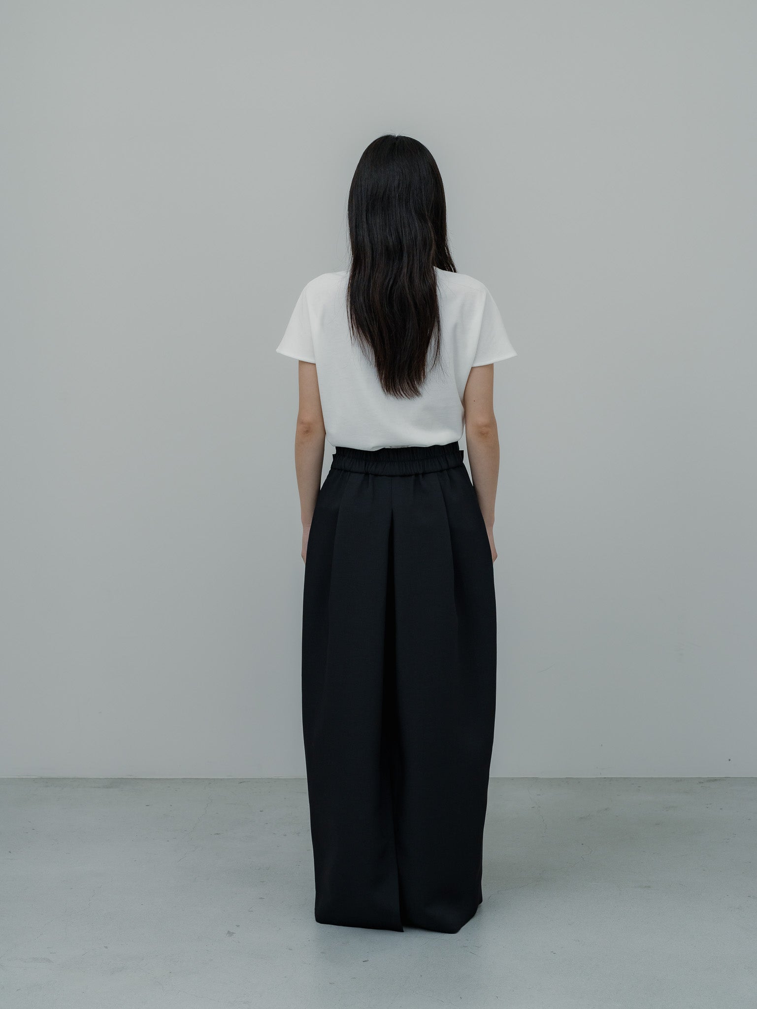 【PRE ORDER】EASY DRAPE SKIRT/Black