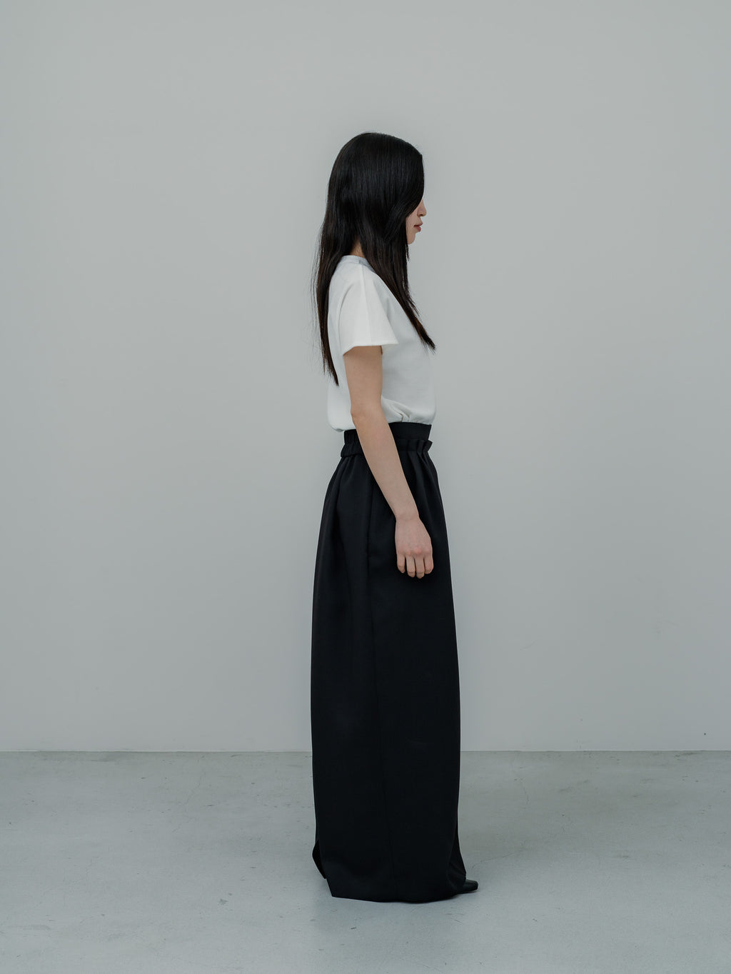 【PRE ORDER】EASY DRAPE SKIRT/Black