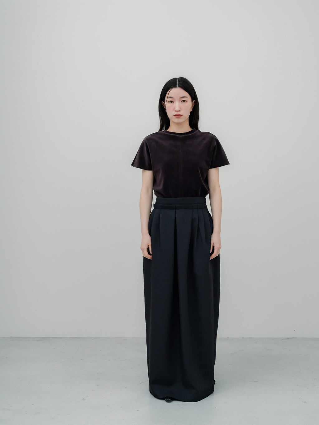 【PRE ORDER】EASY DRAPE SKIRT/Black