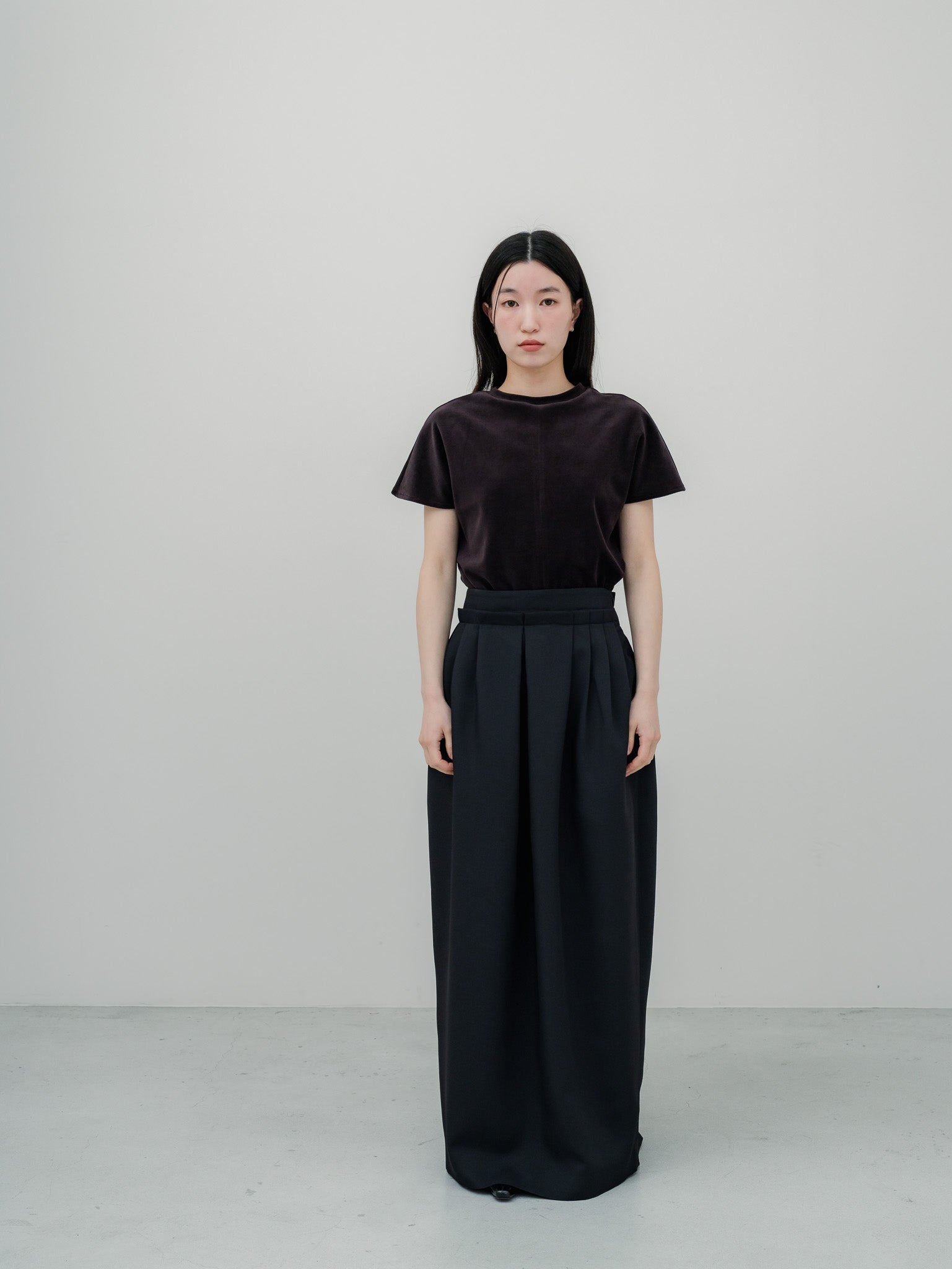 【PRE ORDER】EASY DRAPE SKIRT/Black