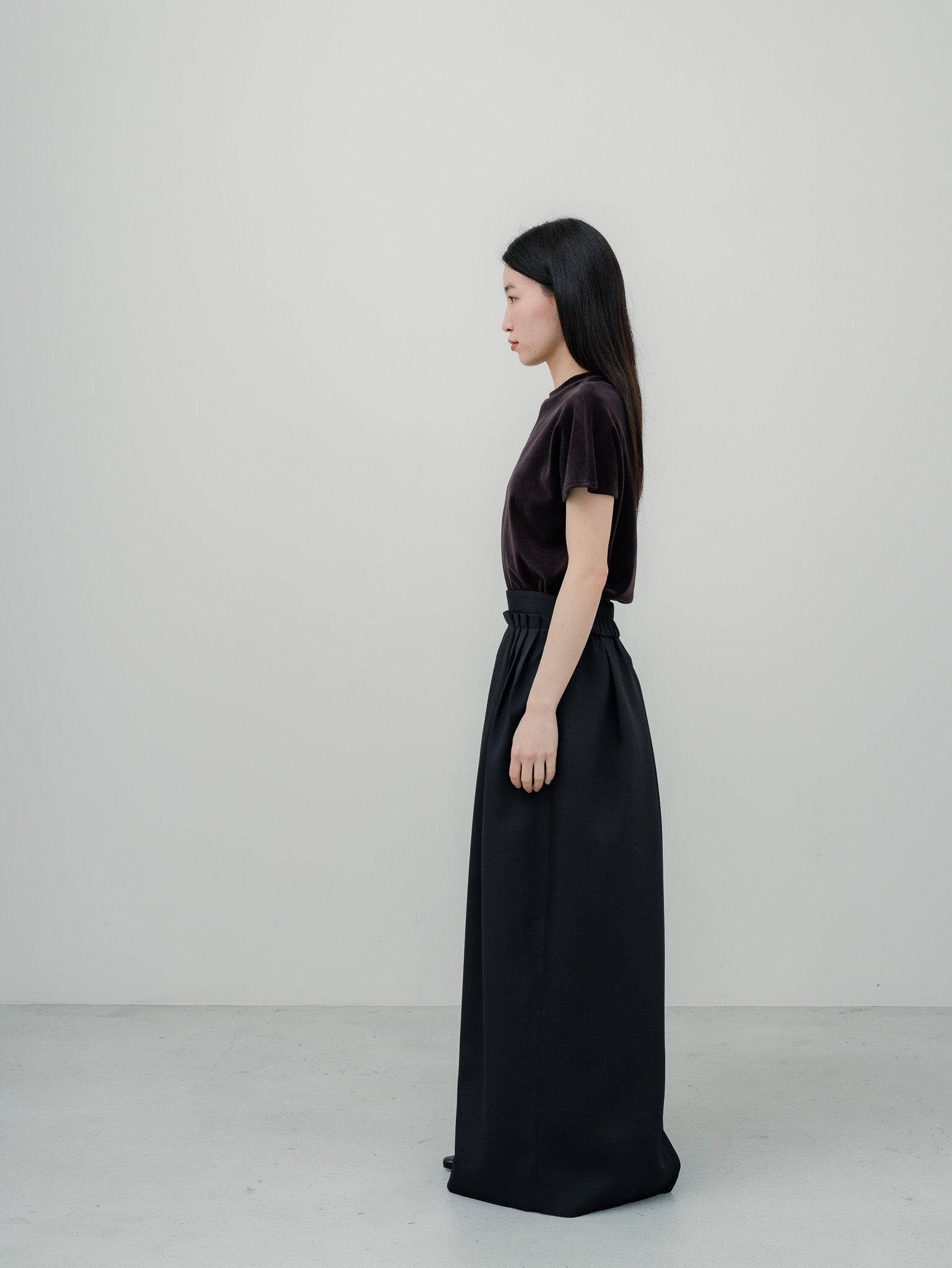 【PRE ORDER】EASY DRAPE SKIRT/Black