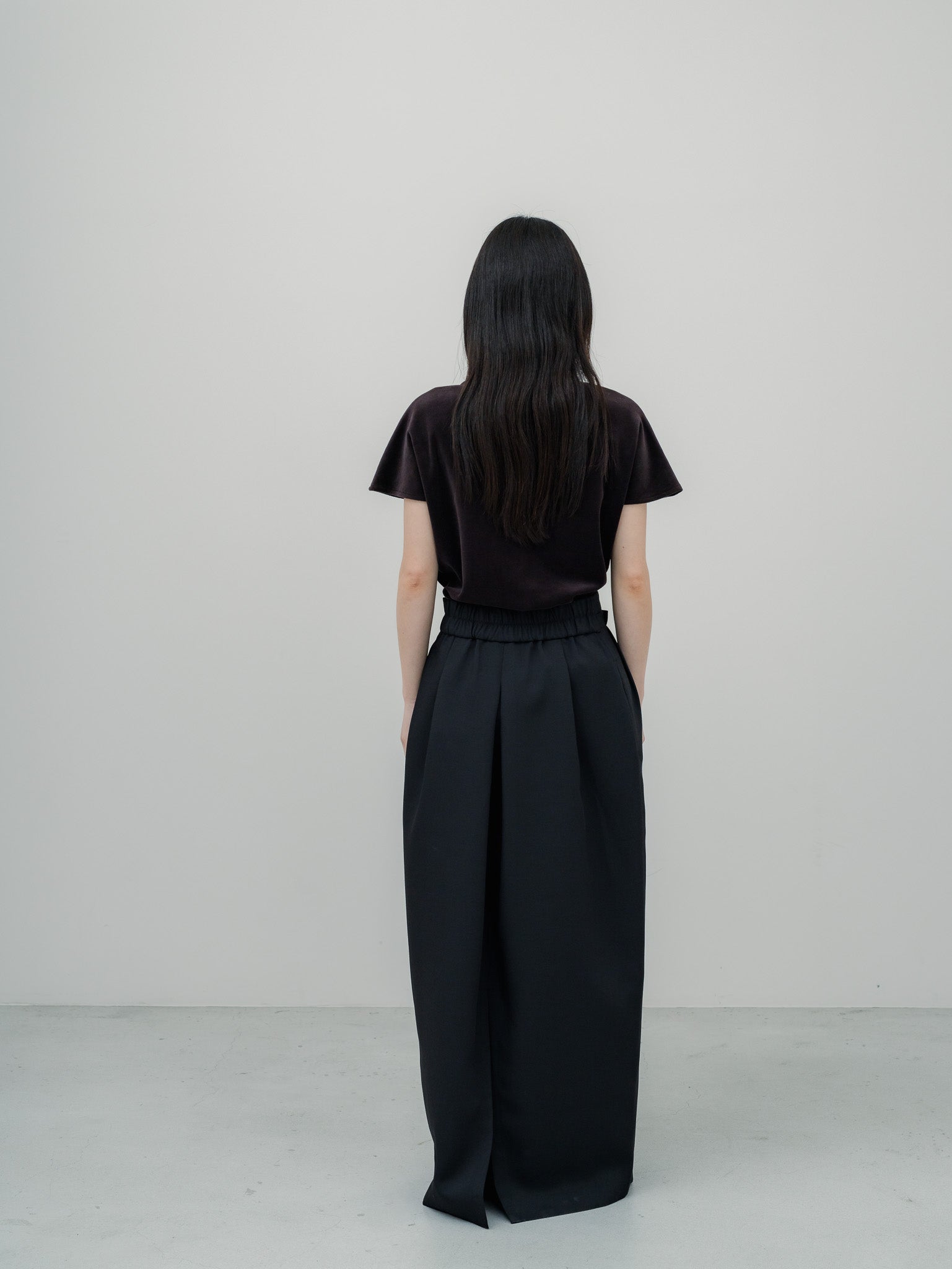 【PRE ORDER】EASY DRAPE SKIRT/Black