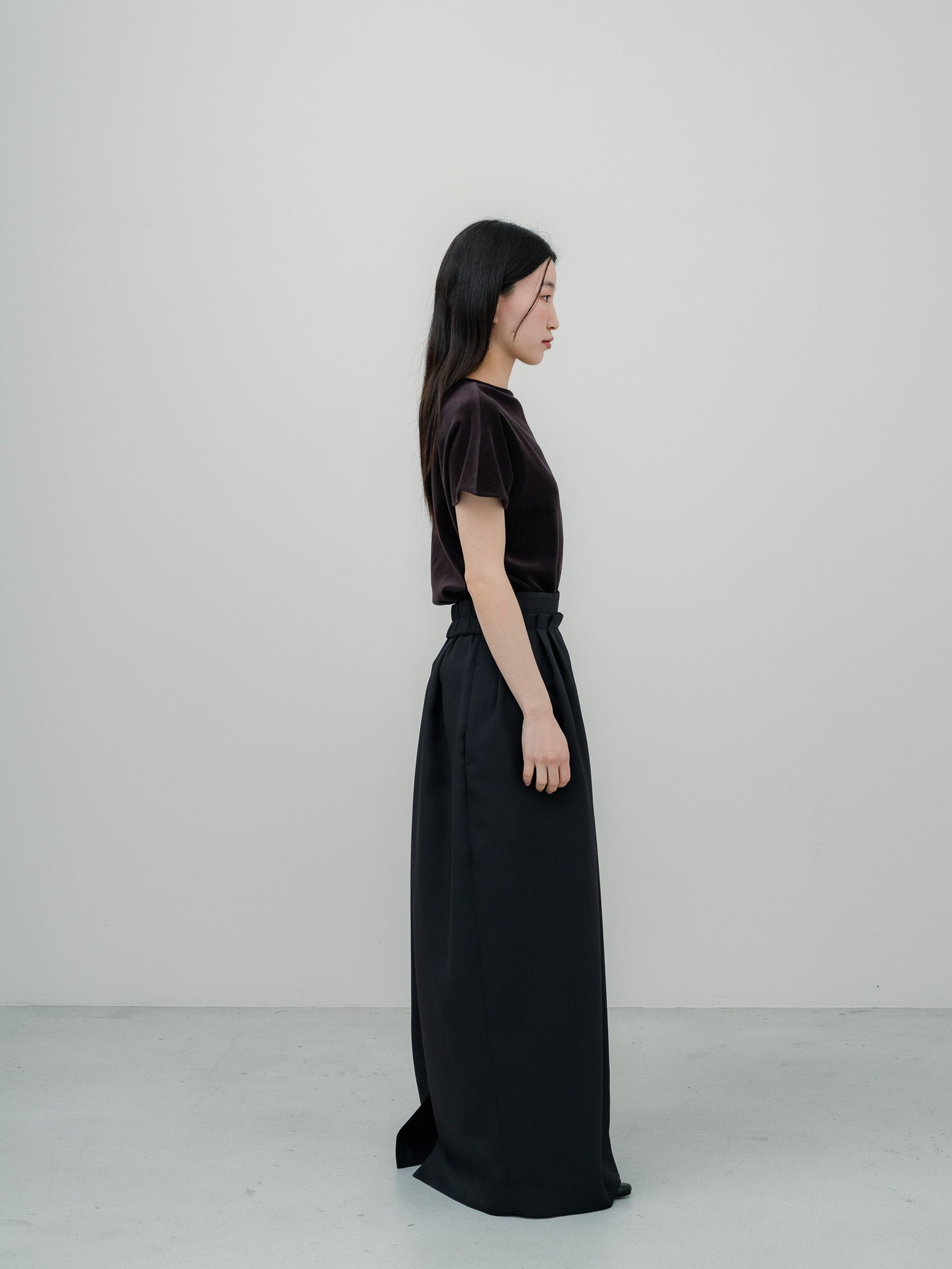 【PRE ORDER】EASY DRAPE SKIRT/Black