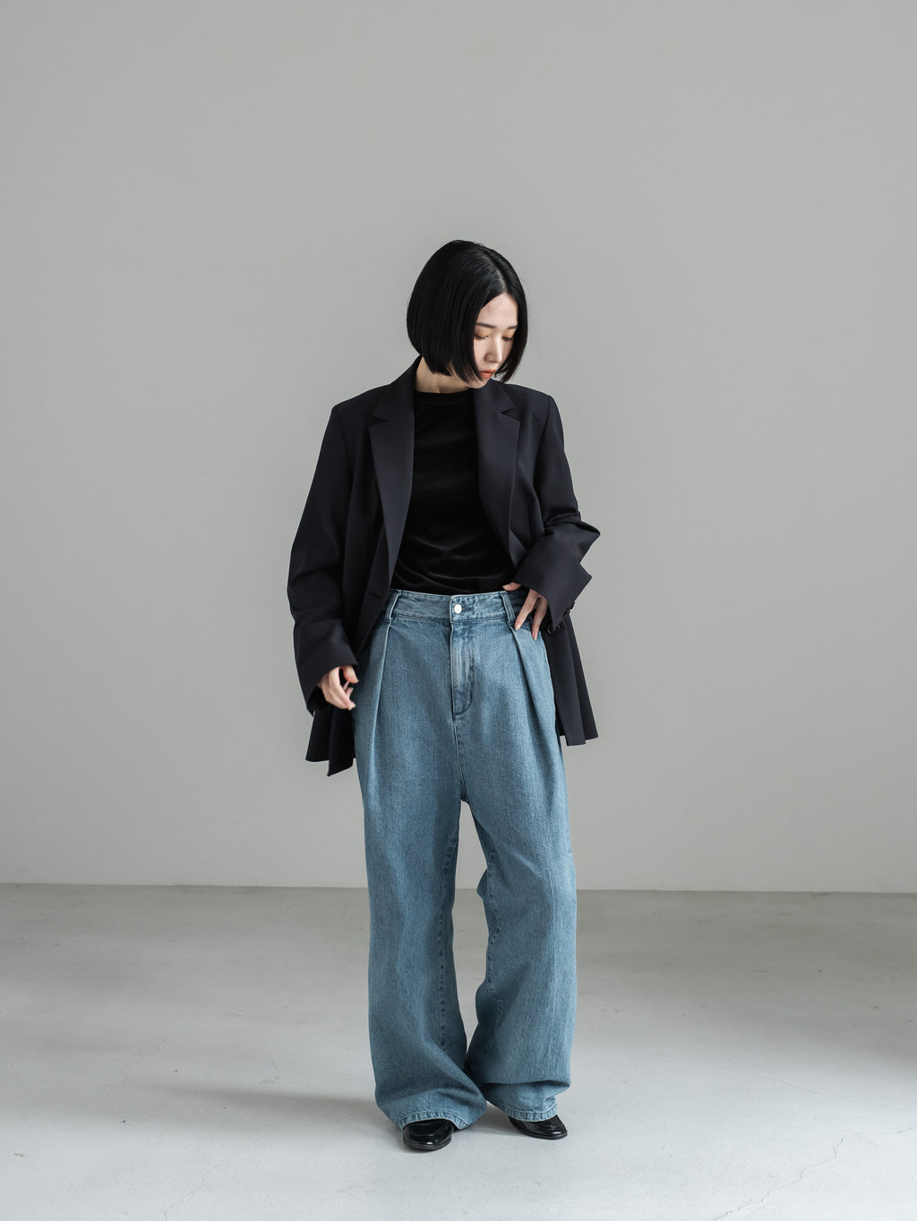 【PRE ORDER】OUTLINE JACKET - NAVY