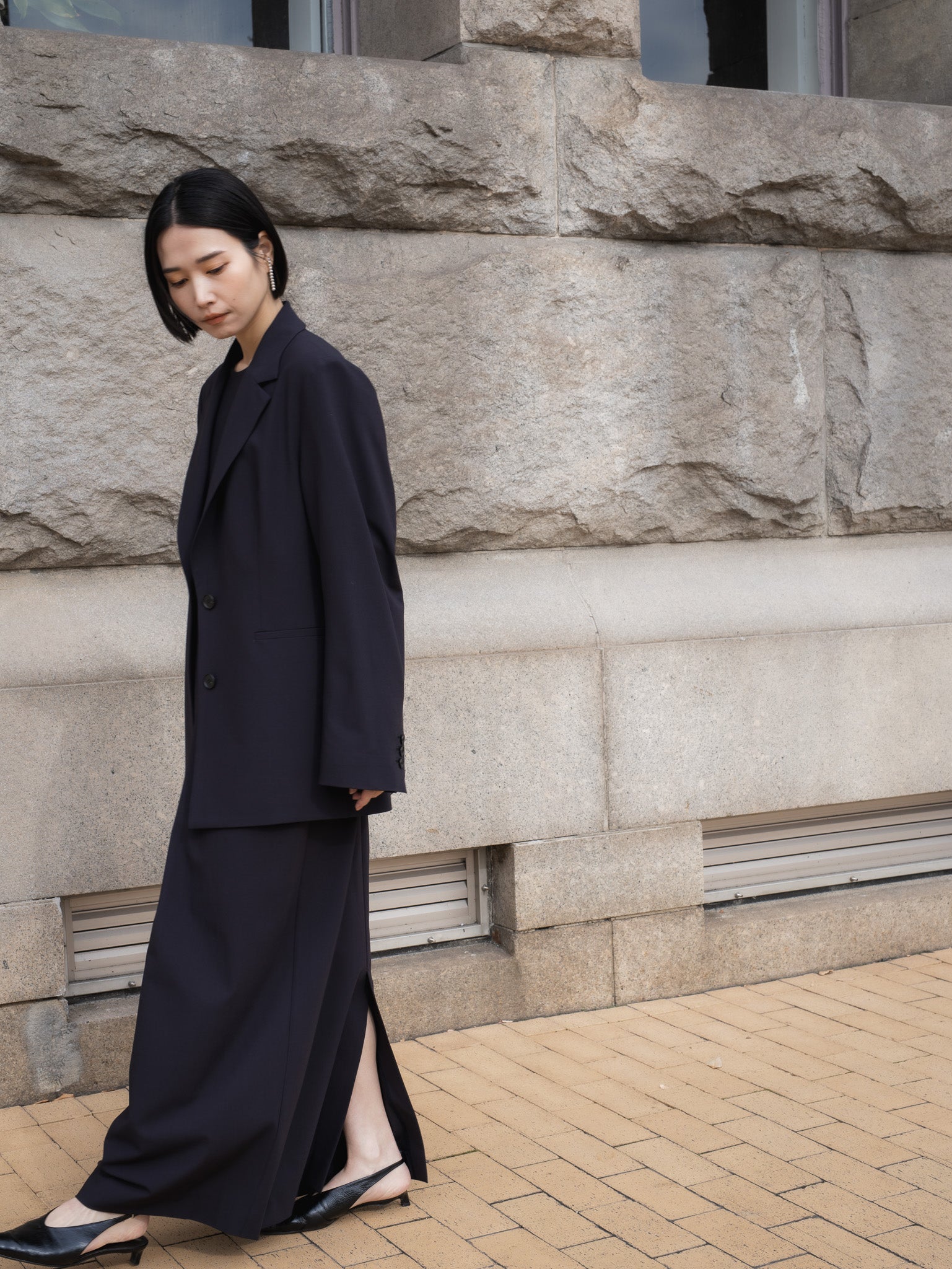 【PRE ORDER】OUTLINE JACKET - NAVY