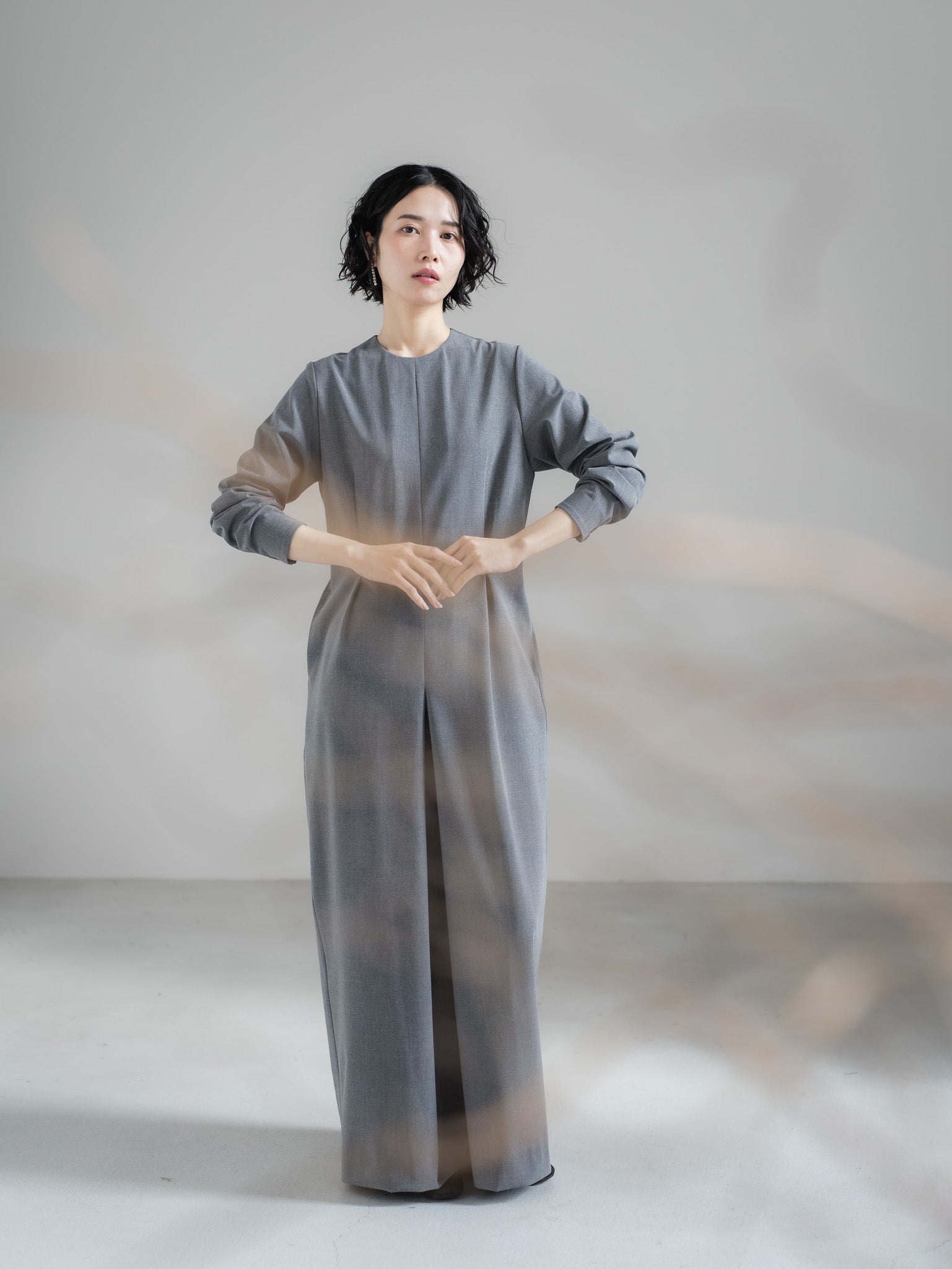 【PRE ORDER】TONE DRESS - GRAY