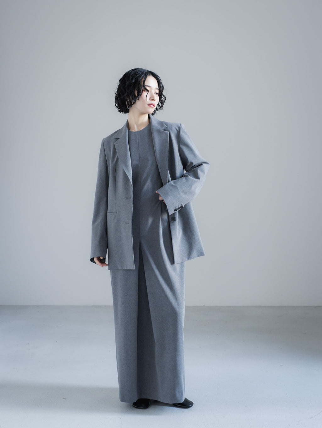 【PRE ORDER】TONE DRESS - GRAY