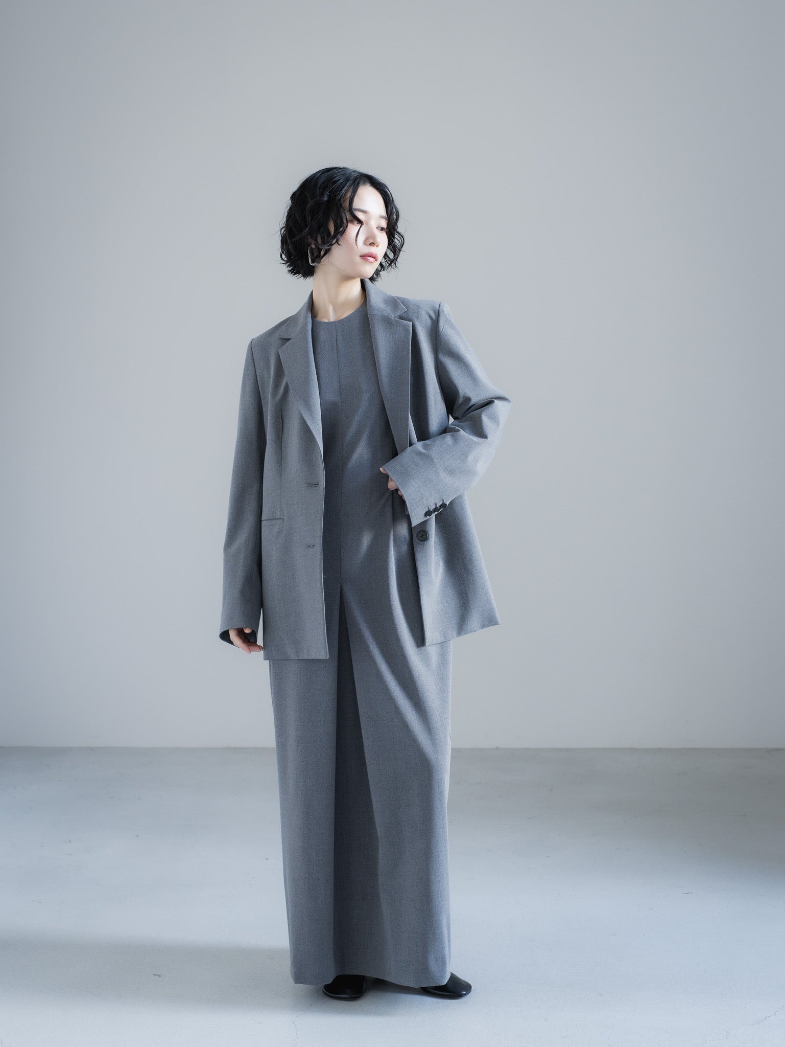 【PRE ORDER】TONE DRESS - GRAY