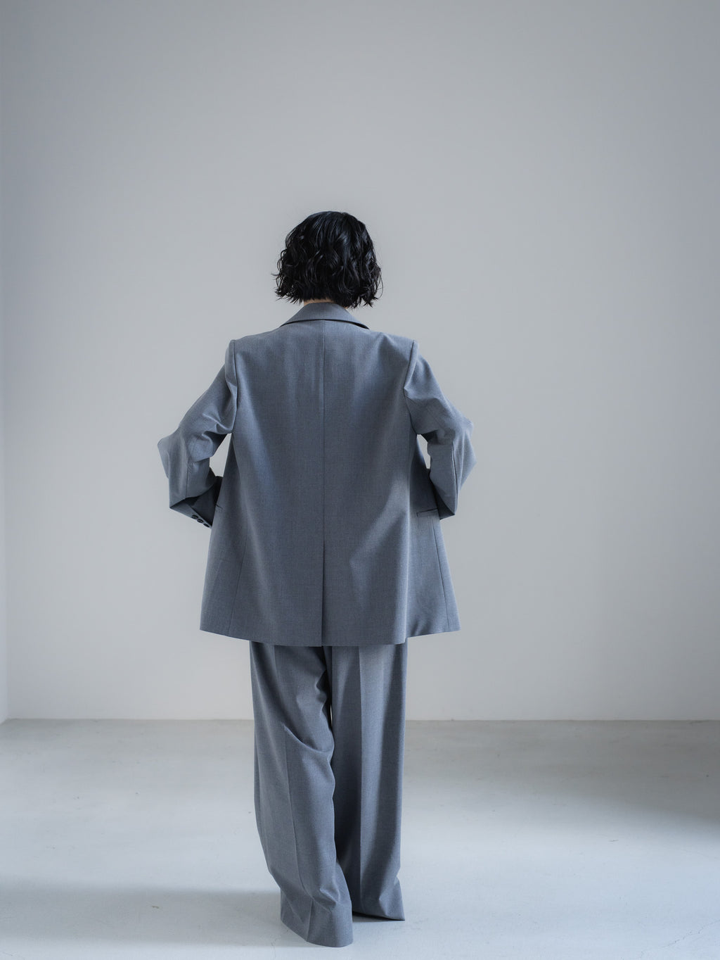 【PRE ORDER】FOLD HIGH PANTS - GRAY