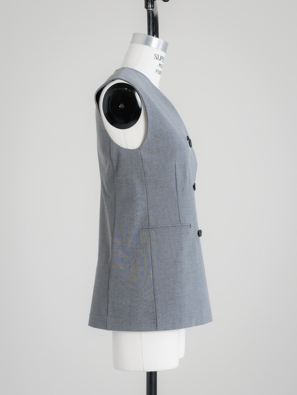 【PRE ORDER】CURVE VEST - GRAY