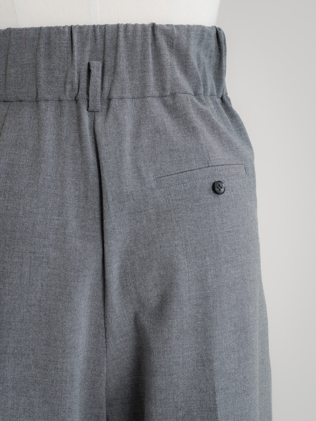 【PRE ORDER】FOLD HIGH PANTS - GRAY