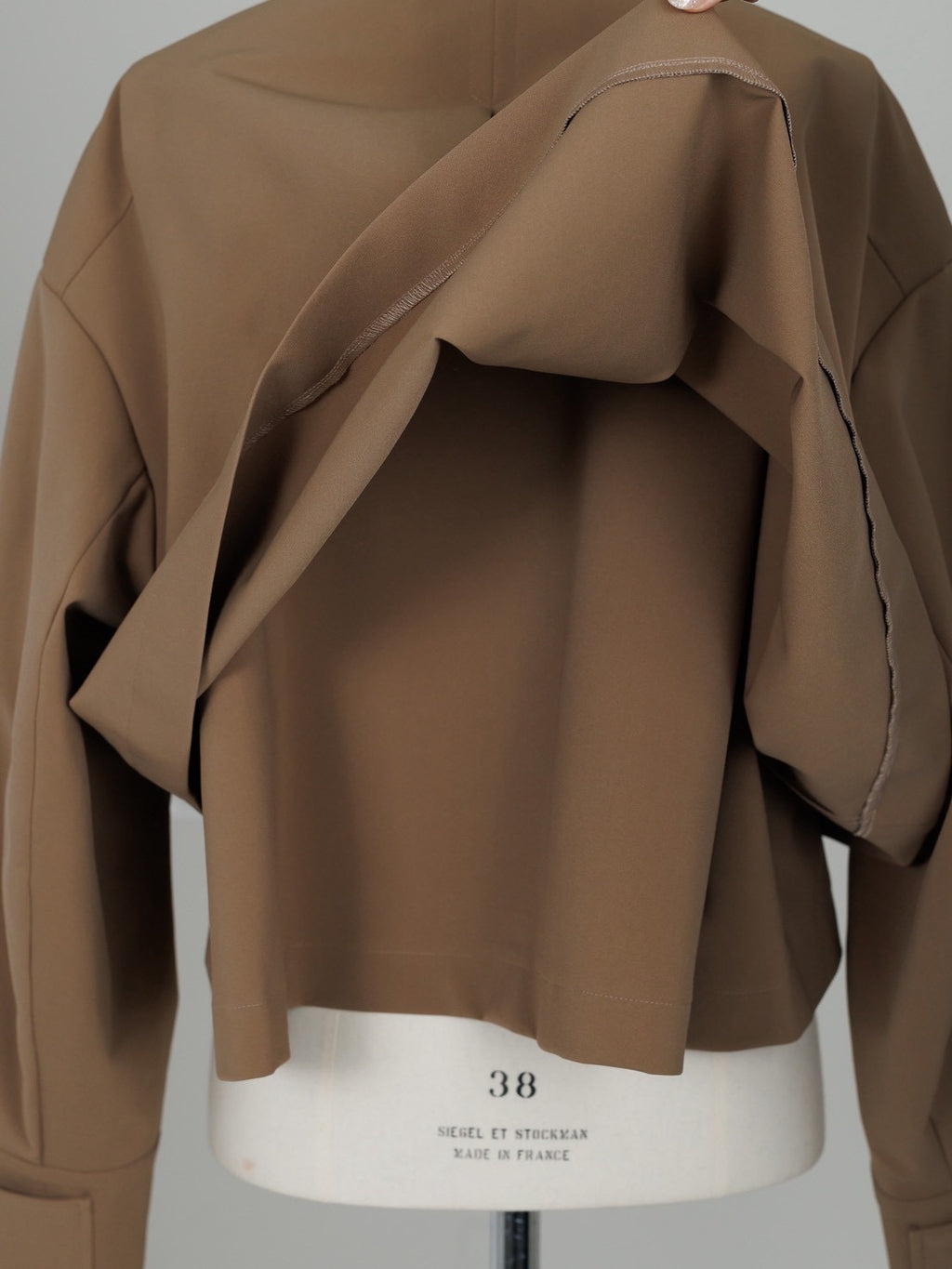 【PRE ORDER】JERSEY LIKE COAT/Camel