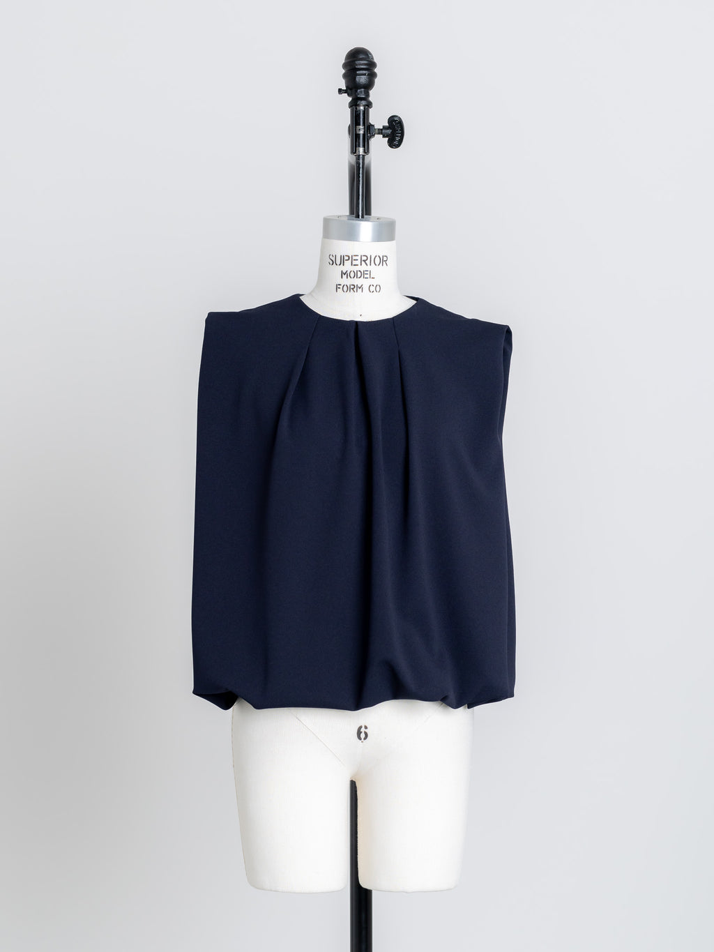 SILKY TECH TOP/Navy