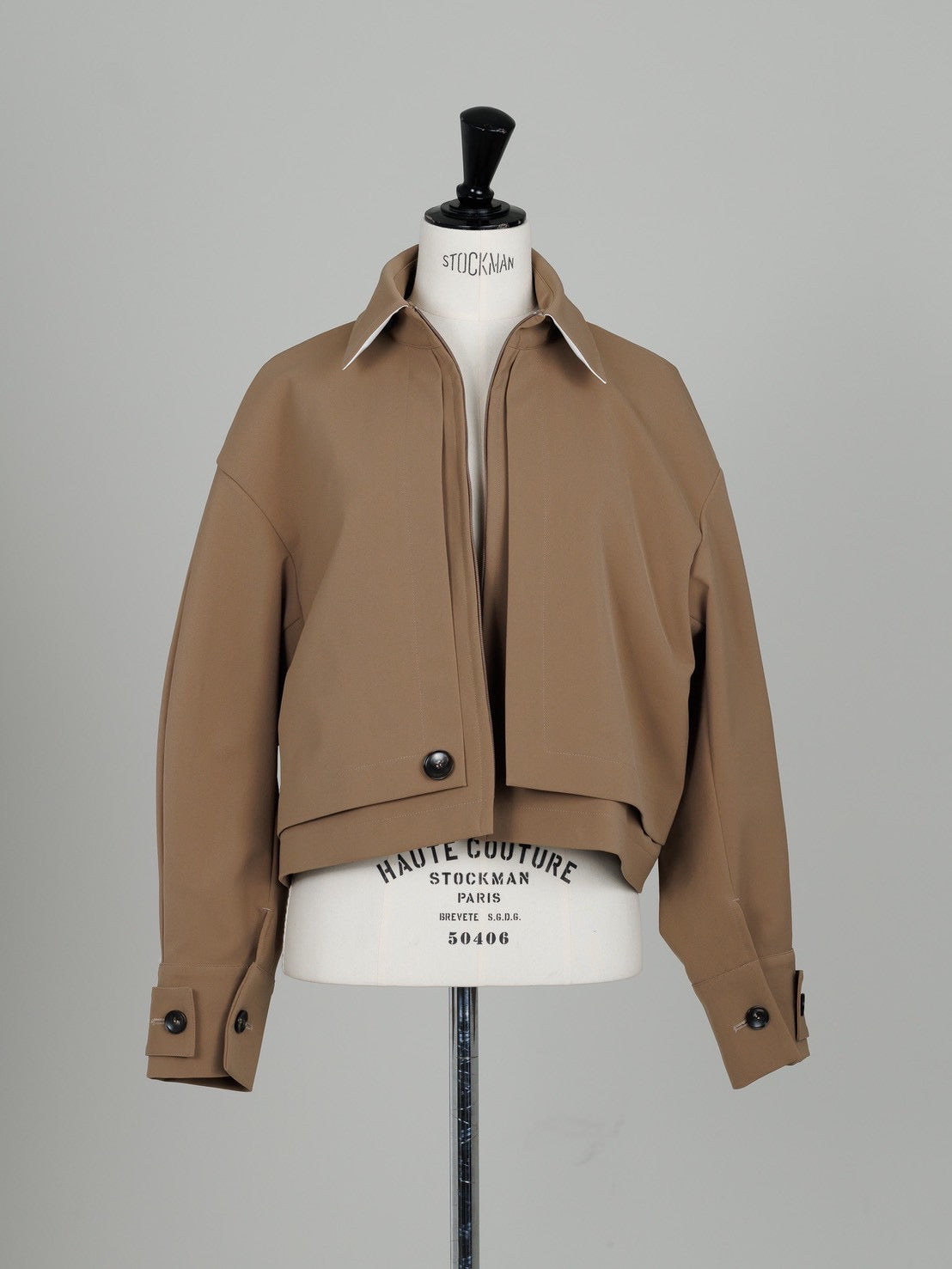 JERSEY LIKE COAT - ショートトレンチコート全3色 - FREY.online