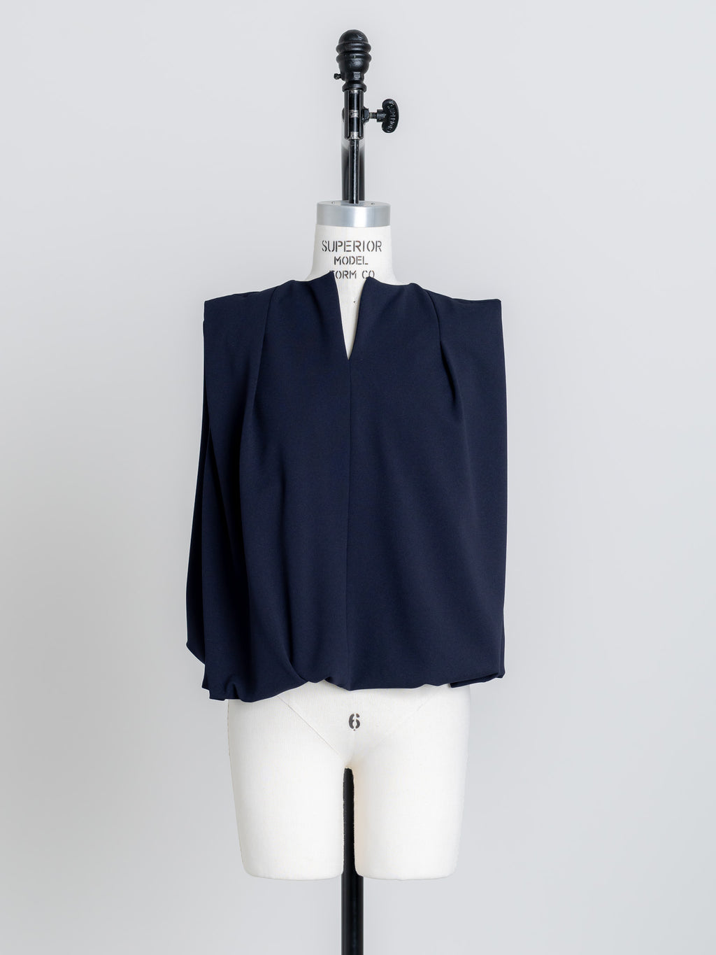 SILKY TECH TOP/Navy