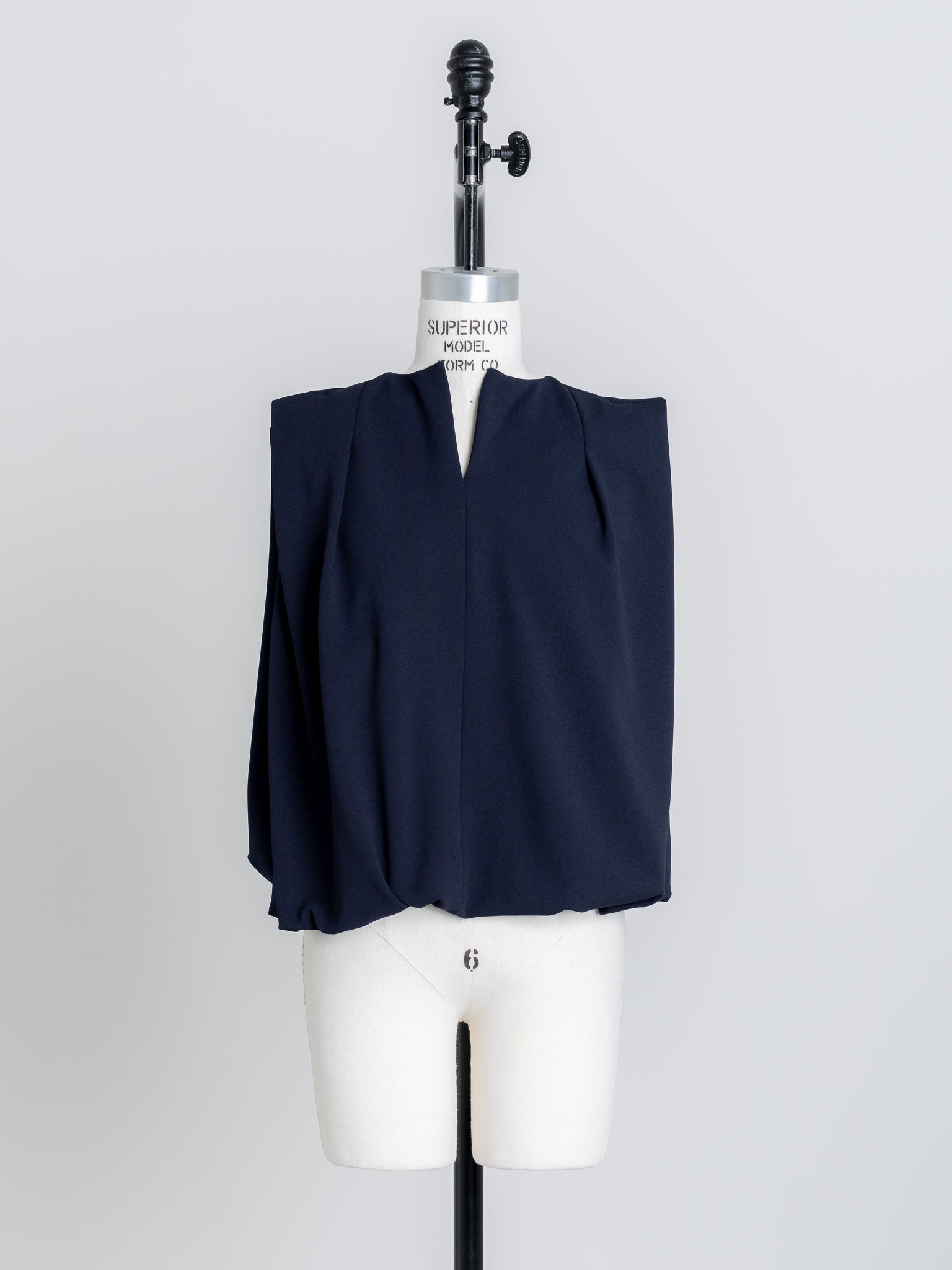 SILKY TECH TOP/Navy
