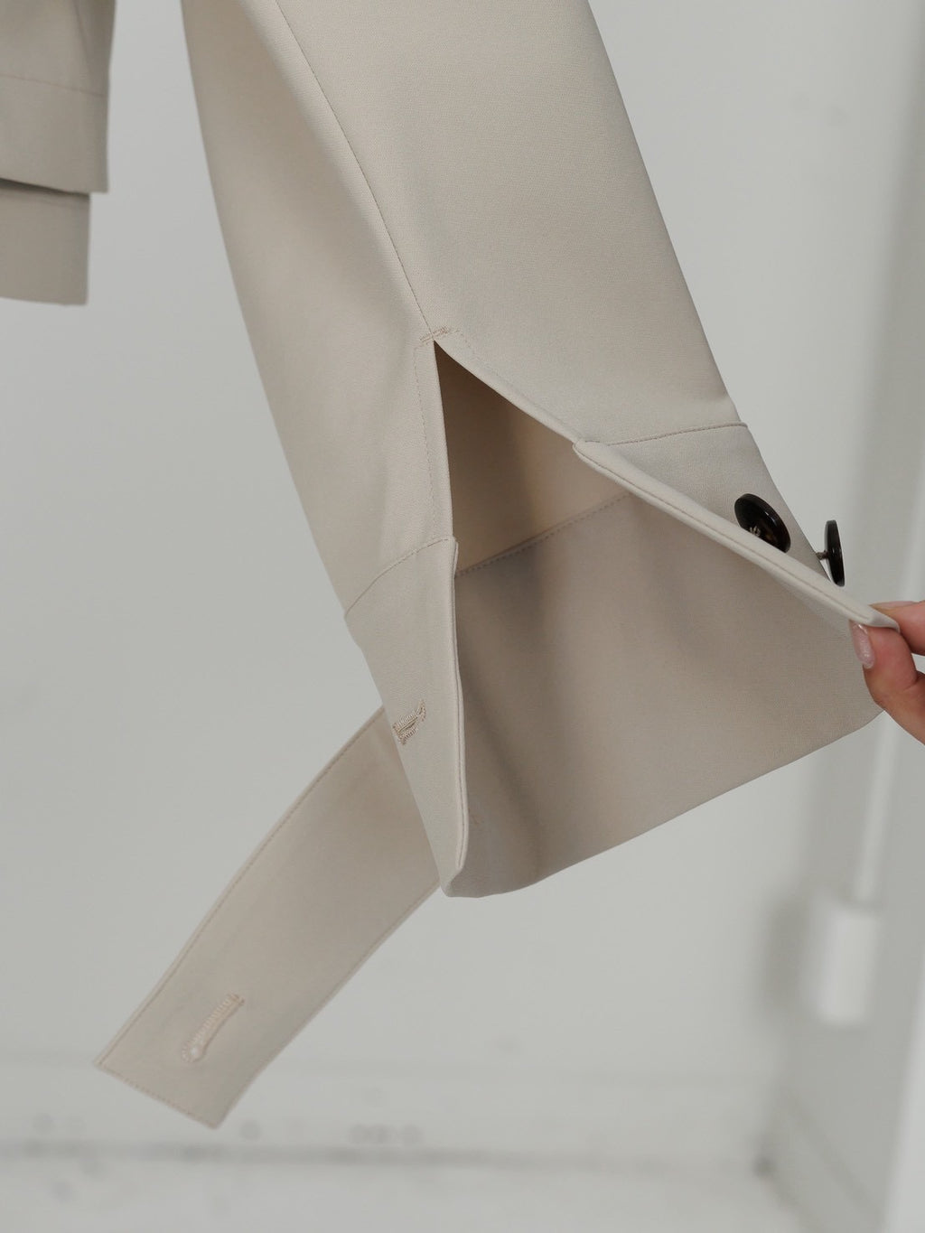 【PRE ORDER】JERSEY LIKE COAT/Beige