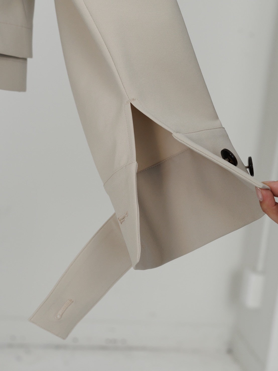 【PRE ORDER】JERSEY LIKE COAT/Beige