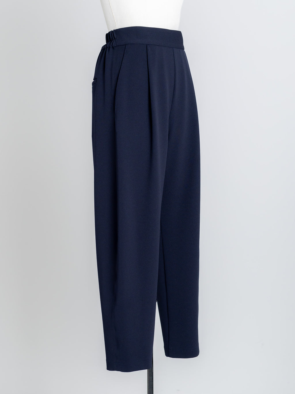 SILKY FORM PANTS/Navy