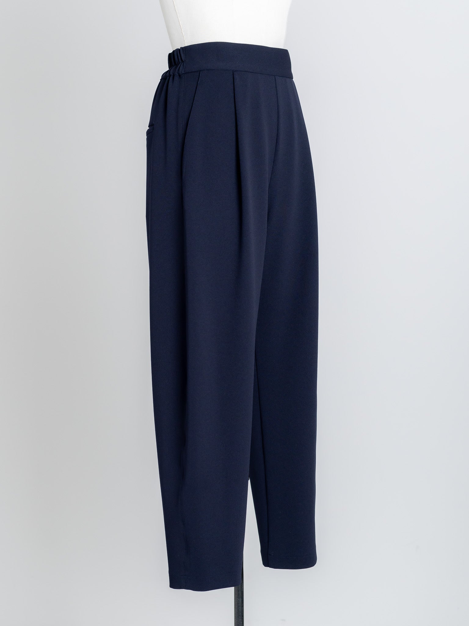 SILKY FORM PANTS/Navy