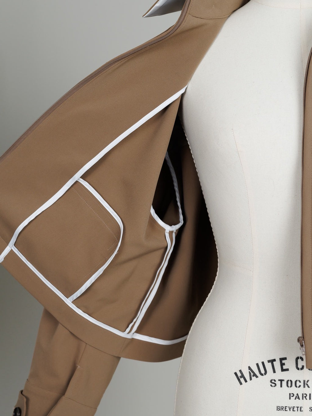 【PRE ORDER】JERSEY LIKE COAT/Camel