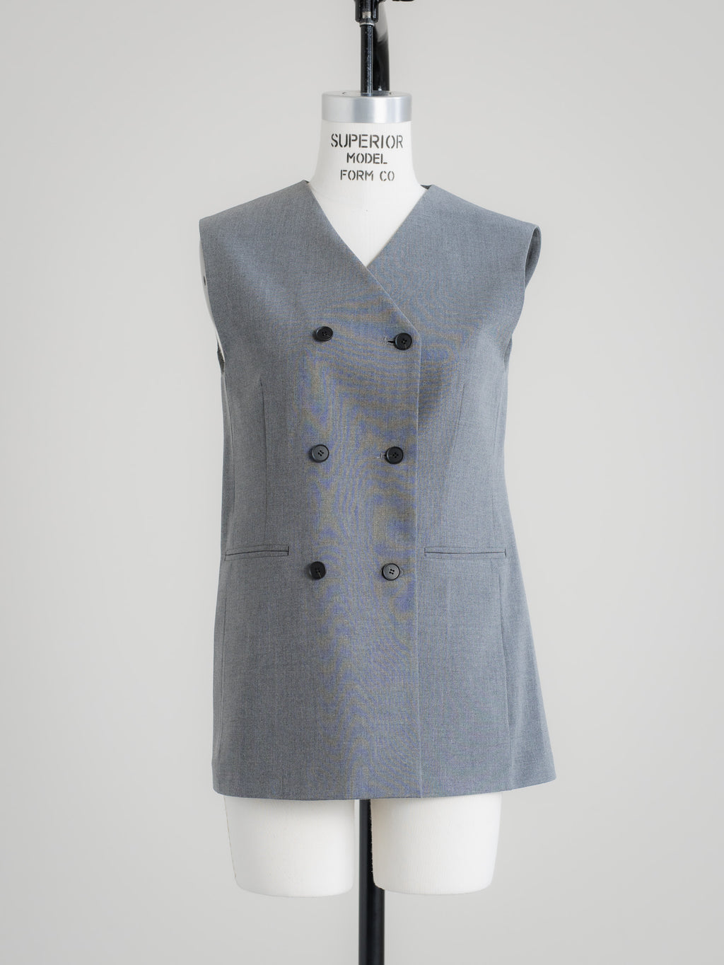 【PRE ORDER】CURVE VEST - GRAY