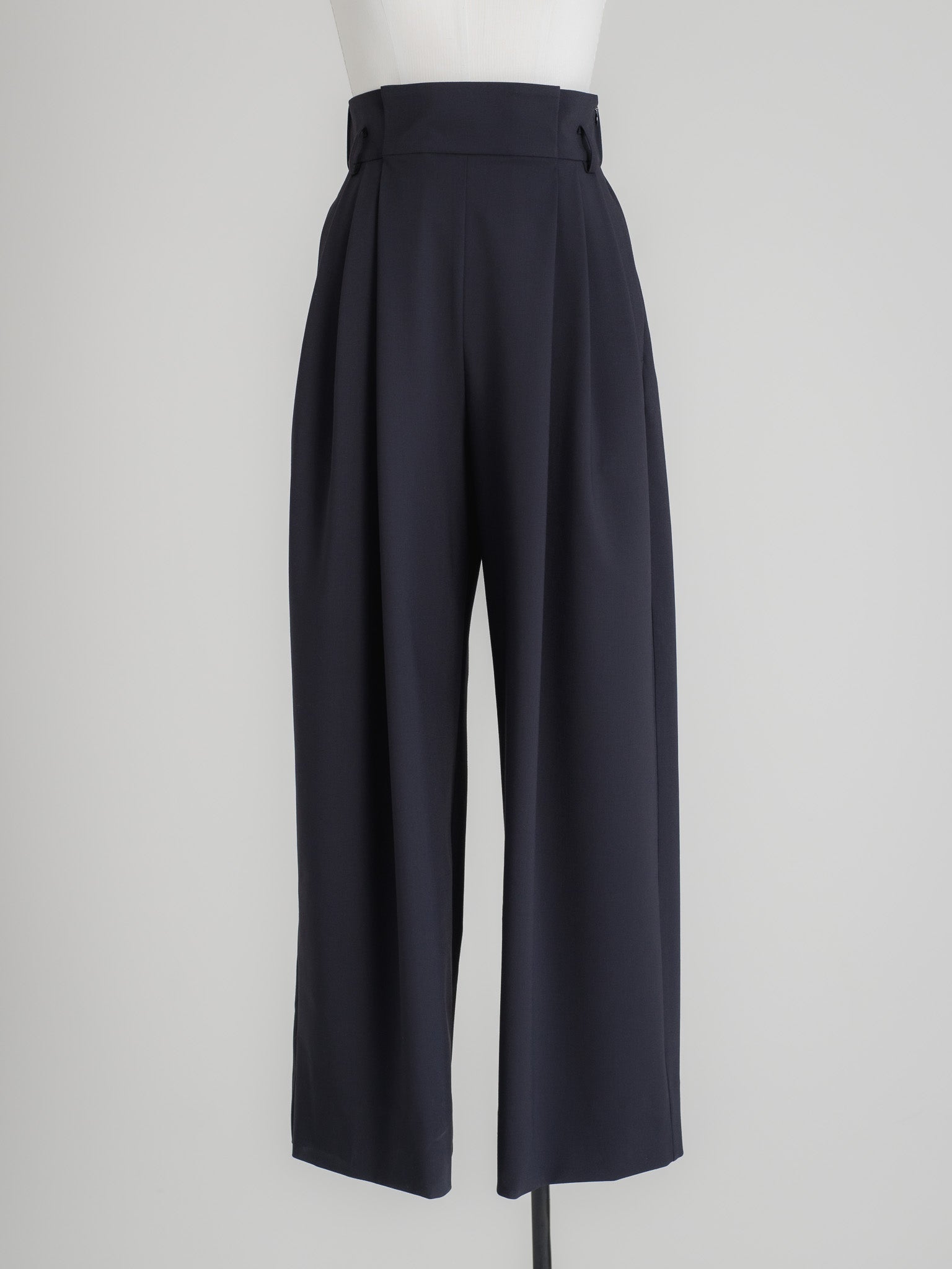 【PRE ORDER】FOLD HIGH PANTS - NAVY