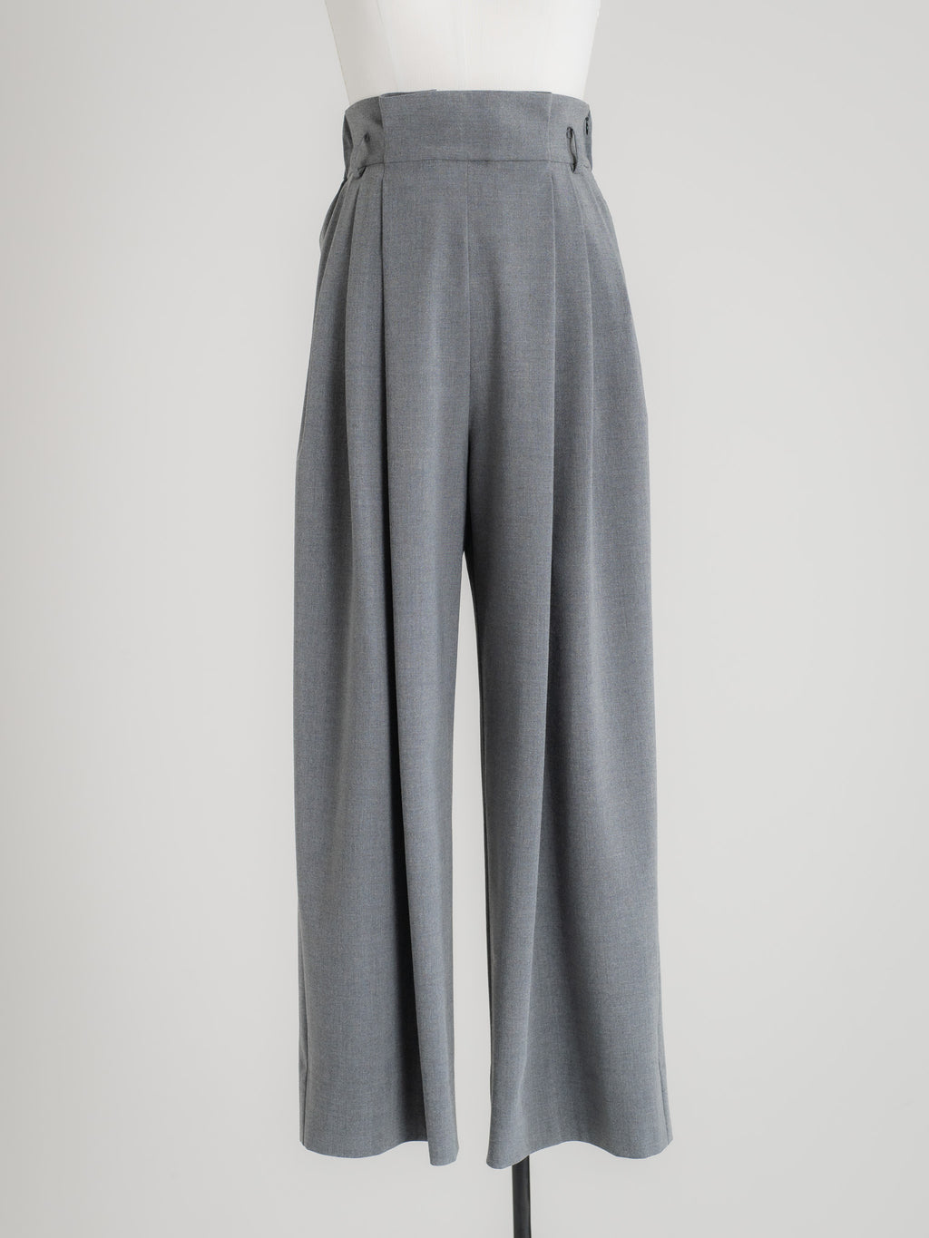 【PRE ORDER】FOLD HIGH PANTS - GRAY
