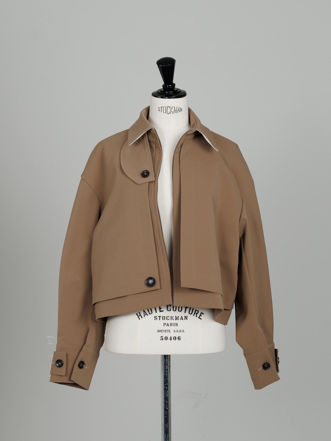 JERSEY LIKE COAT - ショートトレンチコート全3色 - FREY.online