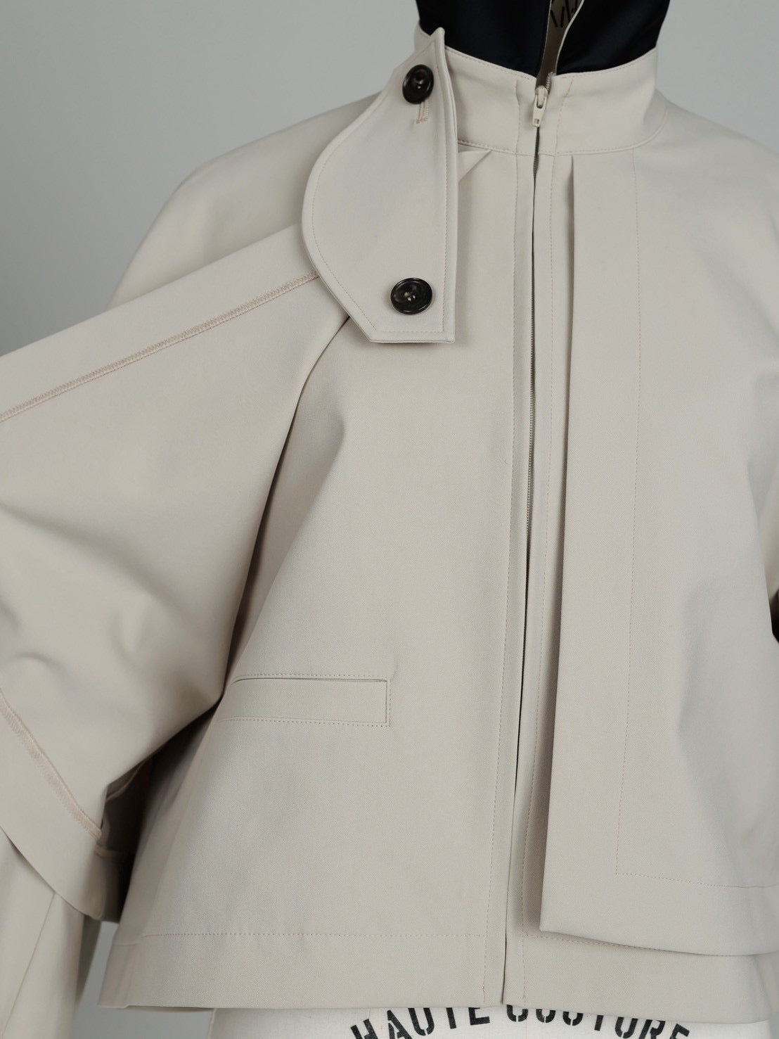 【PRE ORDER】JERSEY LIKE COAT/Beige