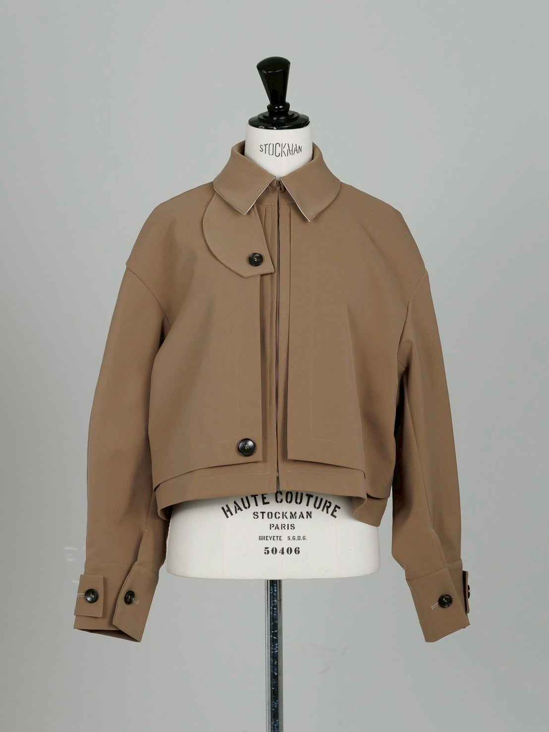 JERSEY LIKE COAT - ショートトレンチコート全3色 - FREY.online