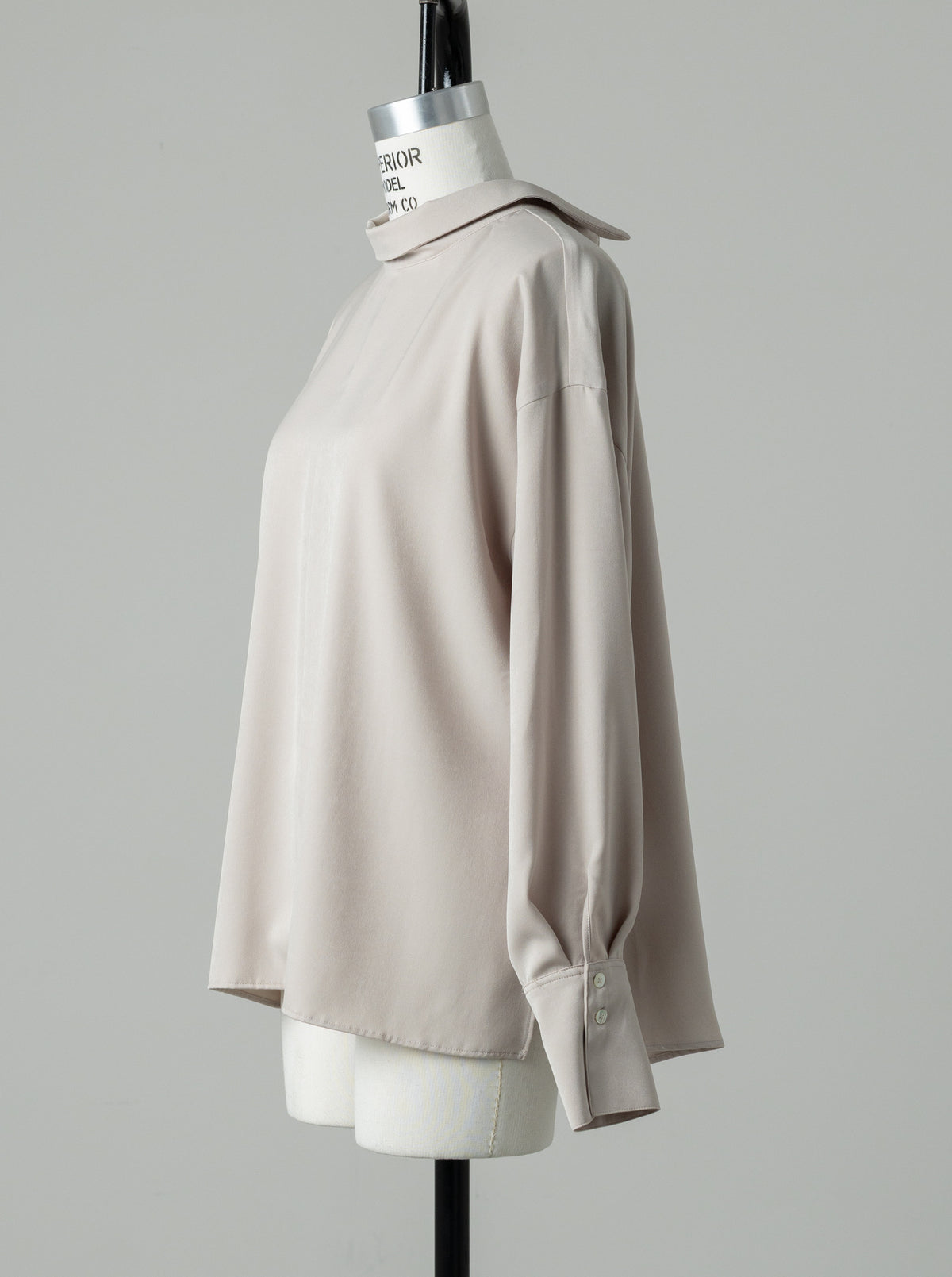 【HANKYU】CHAMELEON SUEDE TOUCH SHIRT