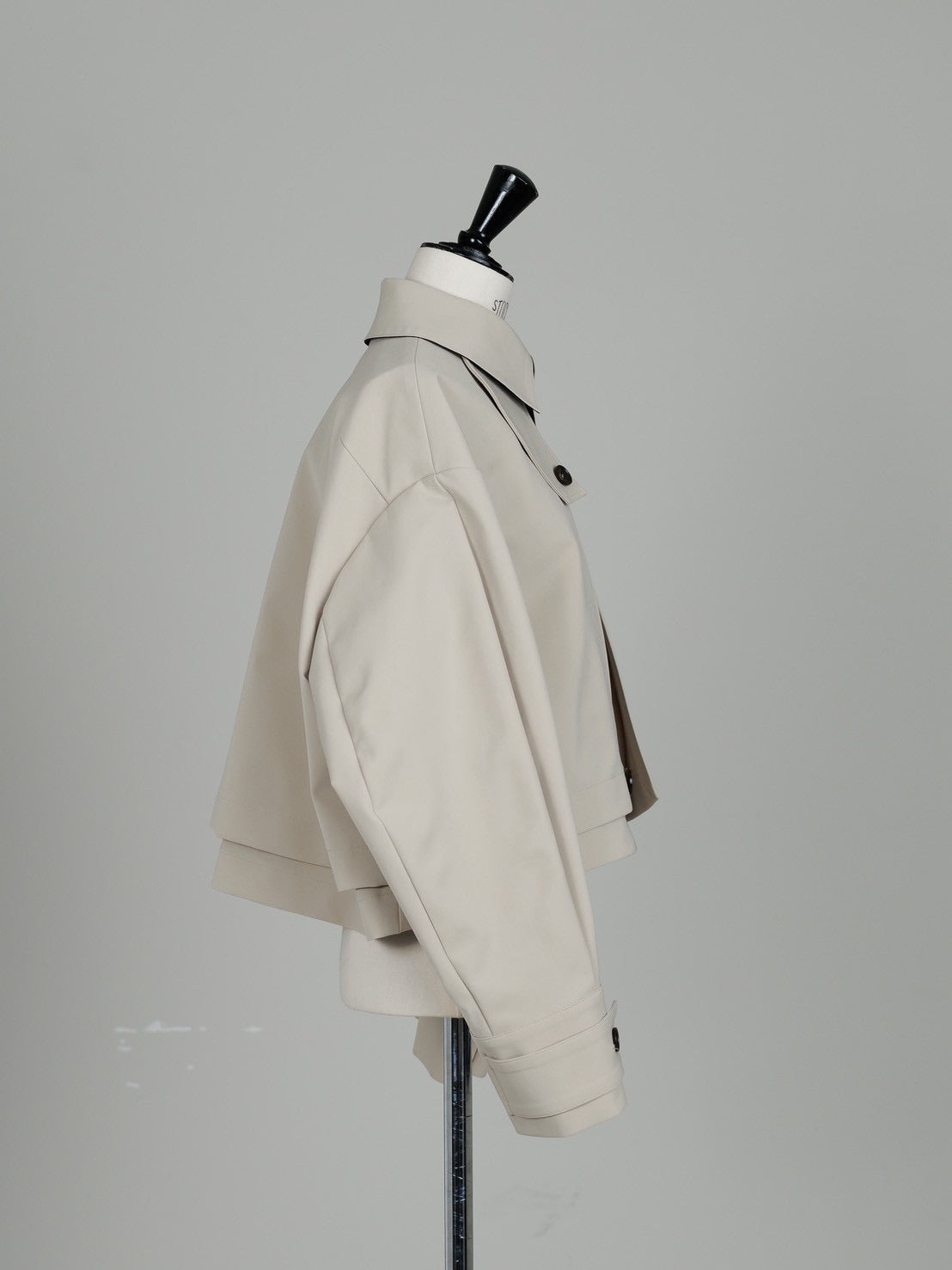 JERSEY LIKE COAT - ショートトレンチコート全3色 - FREY.online