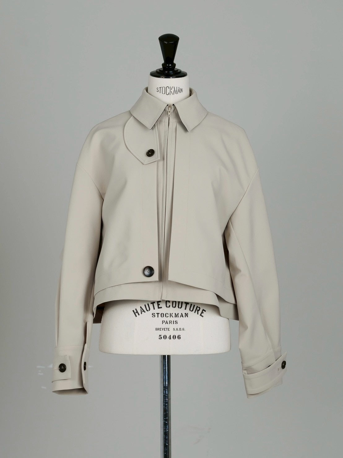 JERSEY LIKE COAT - ショートトレンチコート全3色 - FREY.online