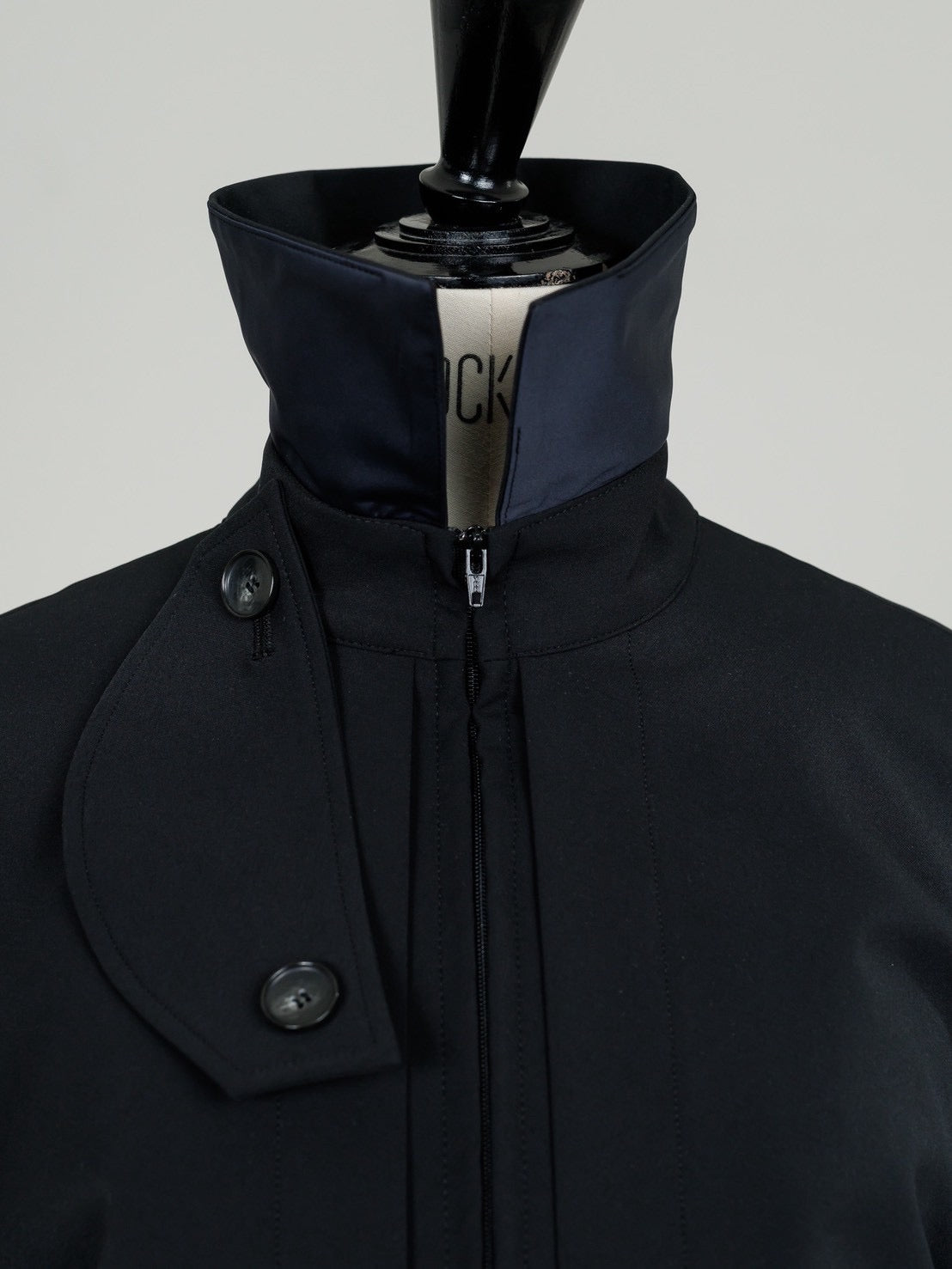 【PRE ORDER】JERSEY LIKE COAT/Black