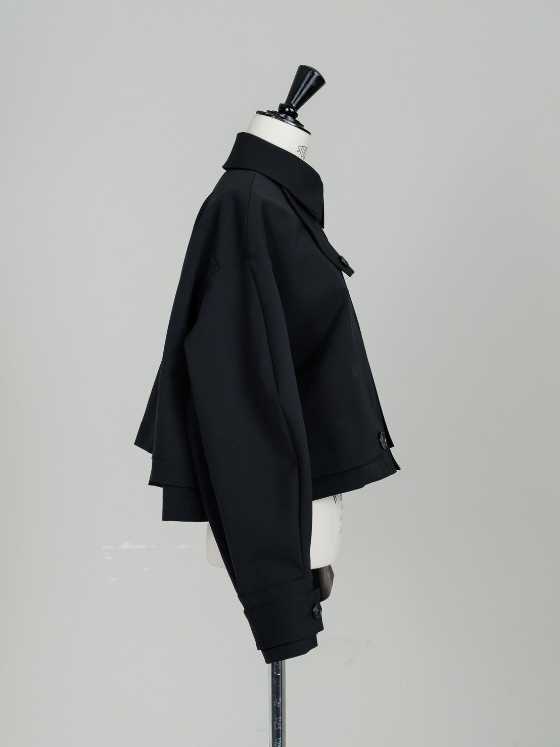 【PRE ORDER】JERSEY LIKE COAT/Black