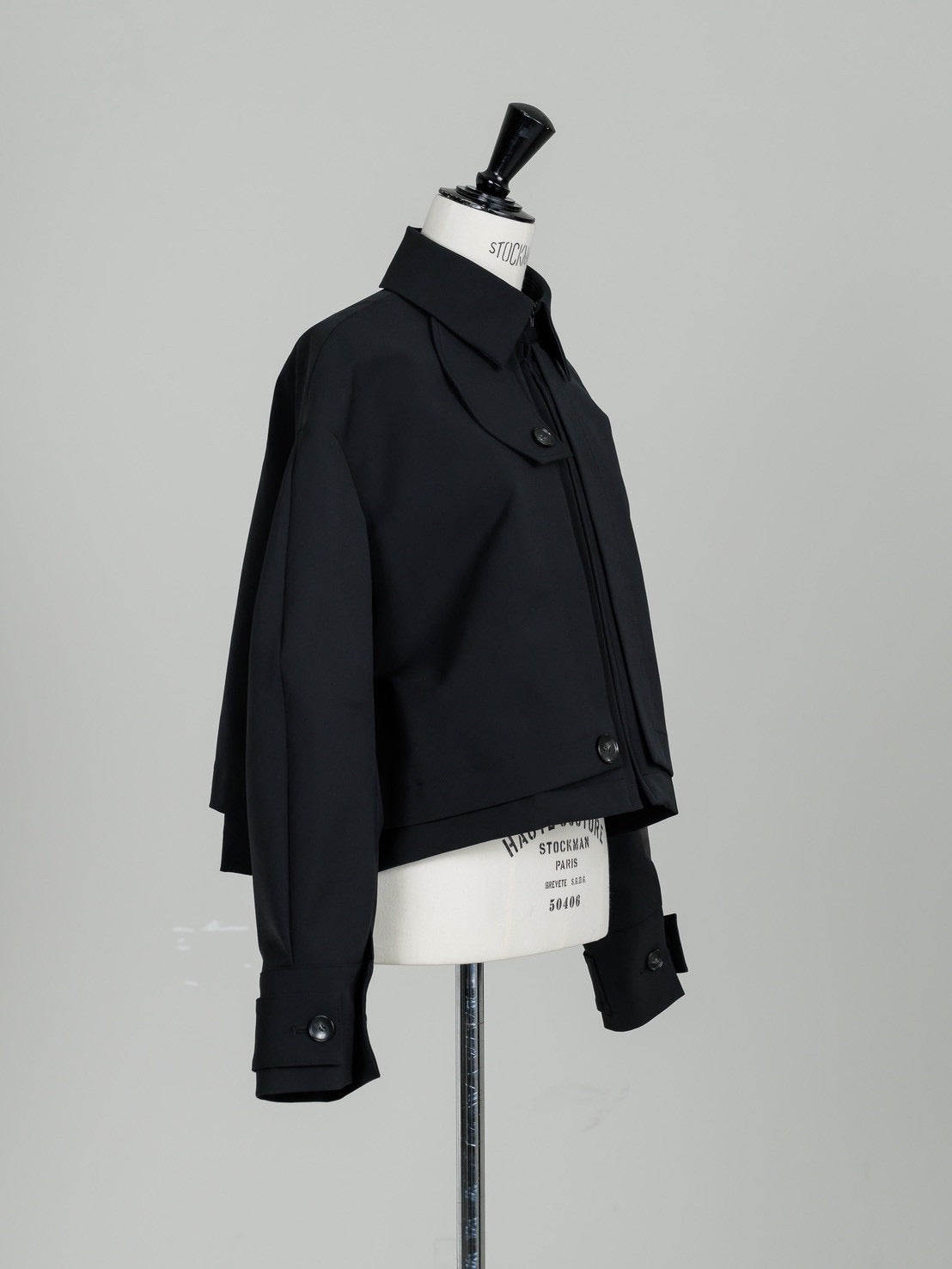 【PRE ORDER】JERSEY LIKE COAT/Black