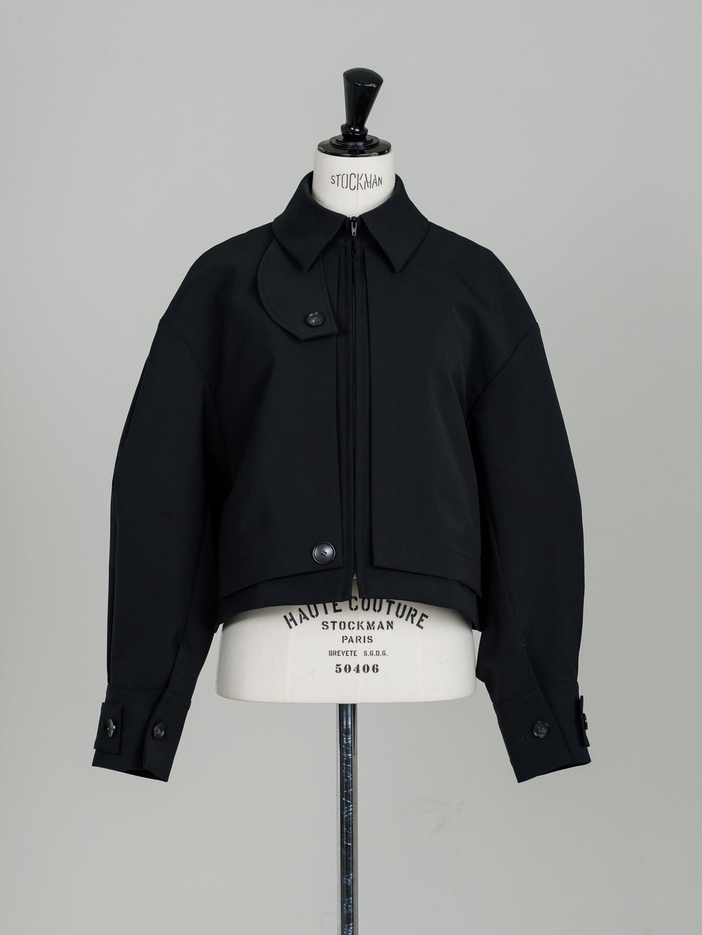 【PRE ORDER】JERSEY LIKE COAT/Black