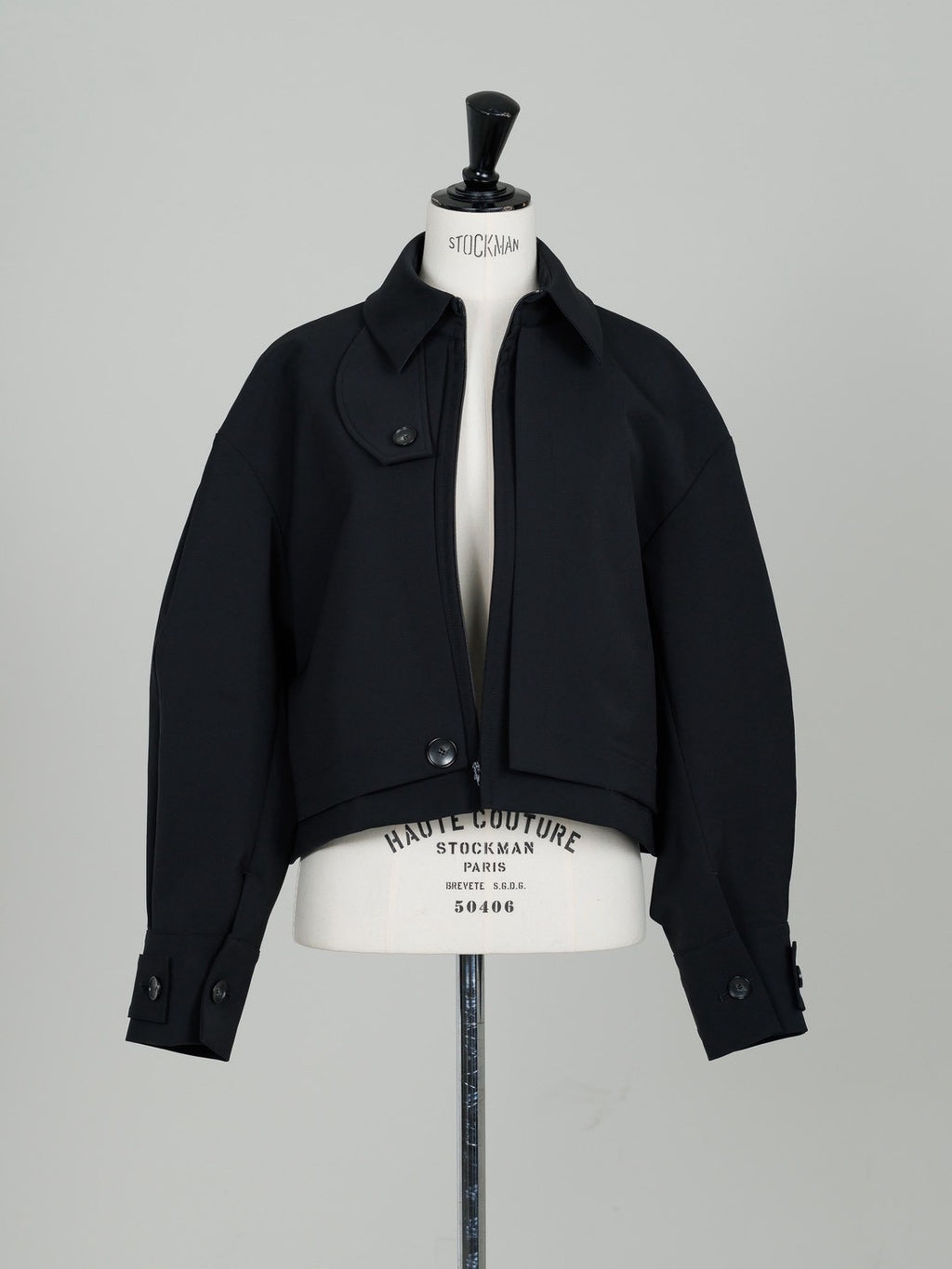 【PRE ORDER】JERSEY LIKE COAT/Black