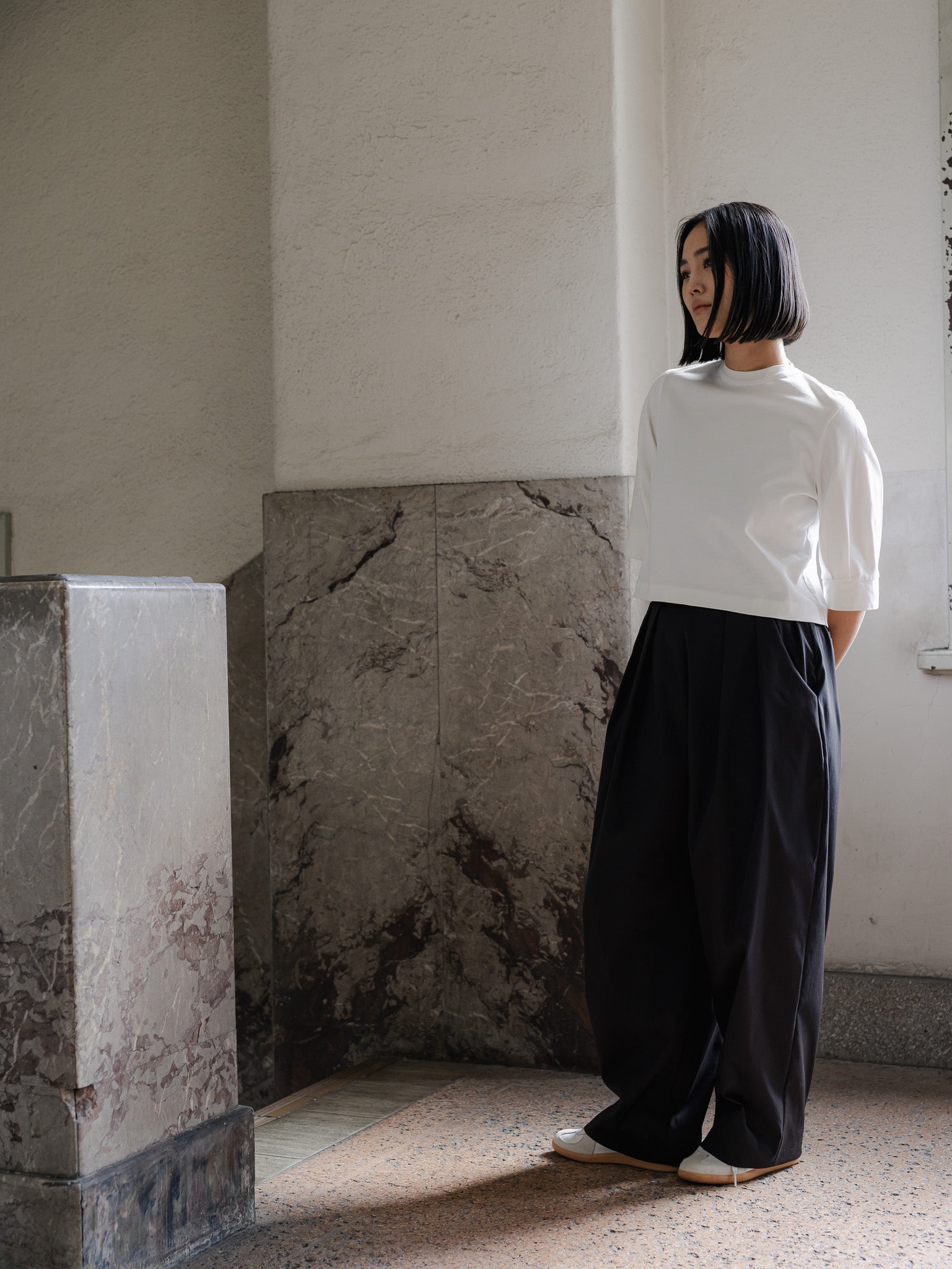 BASE SHORT SLEEVE/White – FREY.online