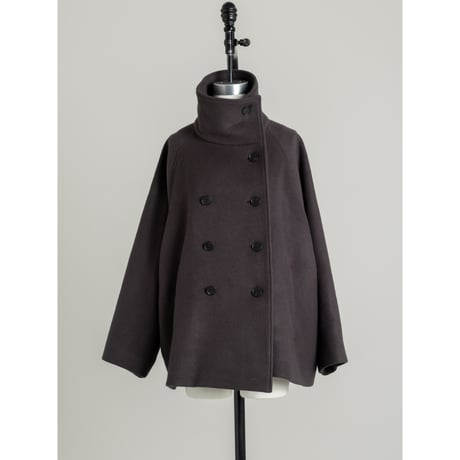 STAND HALF COAT / Gray