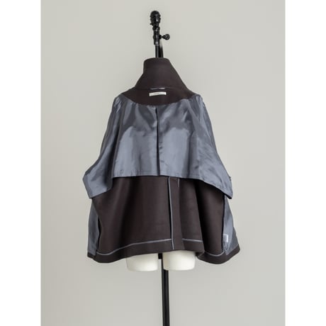STAND HALF COAT / Gray