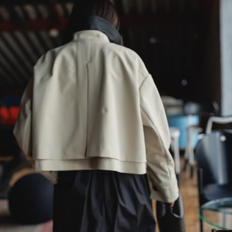 【PRE ORDER】JERSEY LIKE COAT/Beige